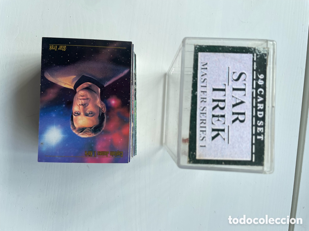 Coleccionismo cromos antiguos: STAR TREK CROMOS MASTER SERIES 1 Y 2 COMPLETOS - Foto 3