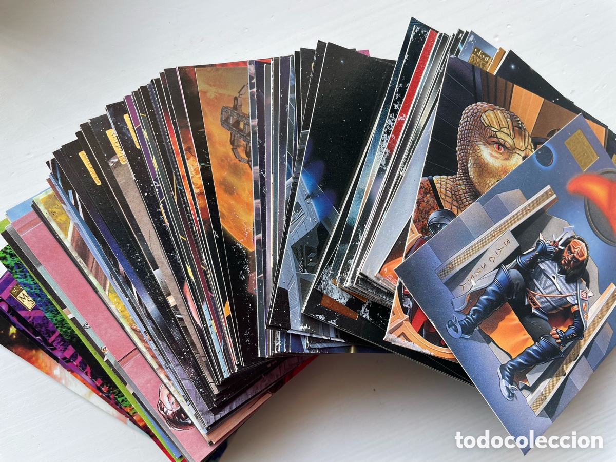 Coleccionismo cromos antiguos: STAR TREK CROMOS MASTER SERIES 1 Y 2 COMPLETOS - Foto 8