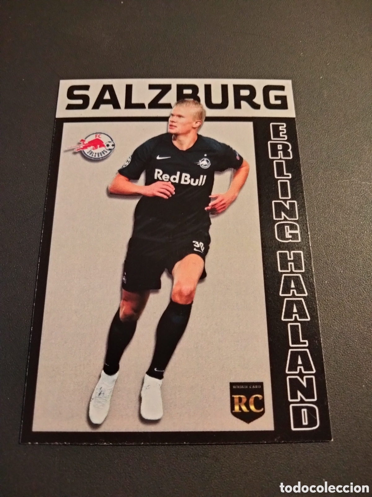 Colecionismo Cromos antigos: HAALAND SALZBURG 2018 ROOKIE ATOMIC PRINT CUSTOM CARD CARD COLLECTION