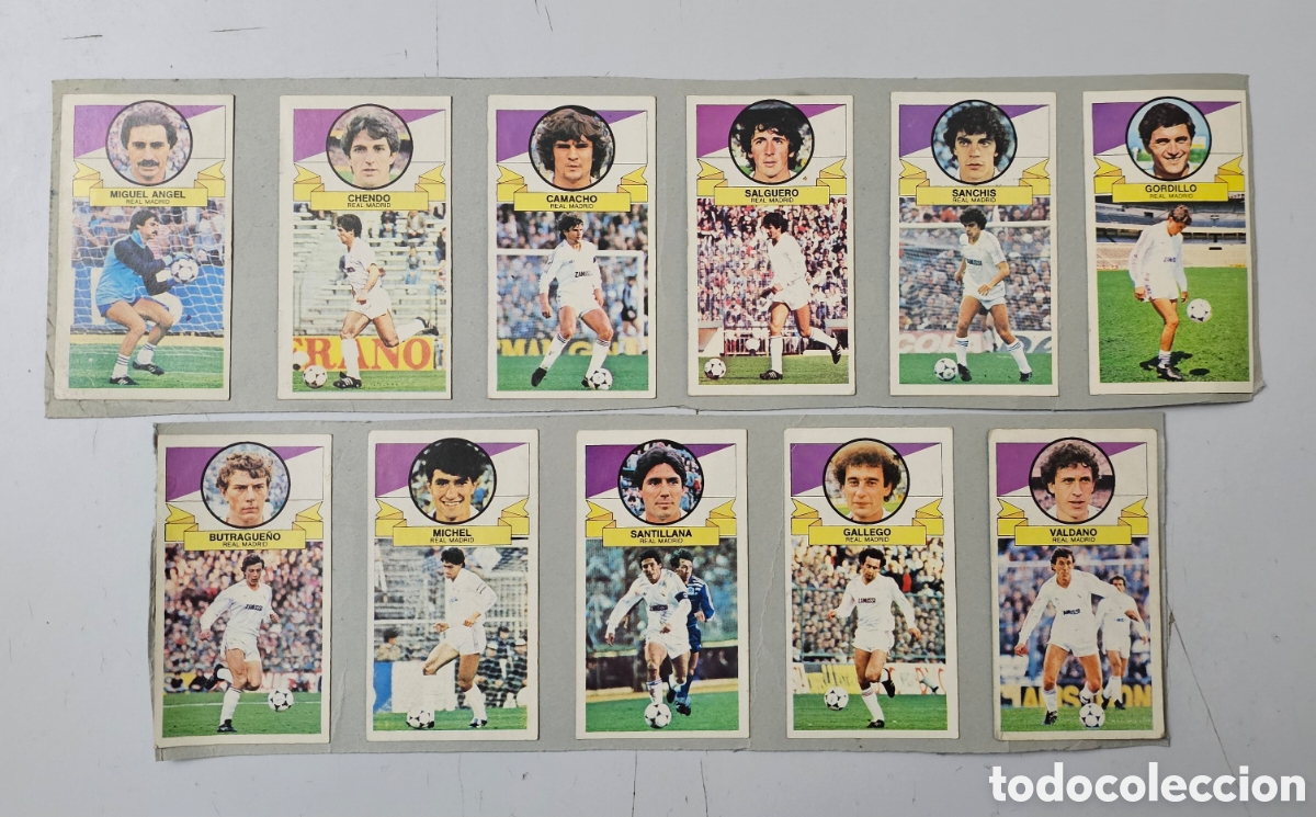Coleccionismo cromos antiguos: LOTE 11 CROMOS REAL MADRID CF LIGA 85 86 EDICIONES ESTE &iexcl;&iexcl;Escucho Ofertas!!
