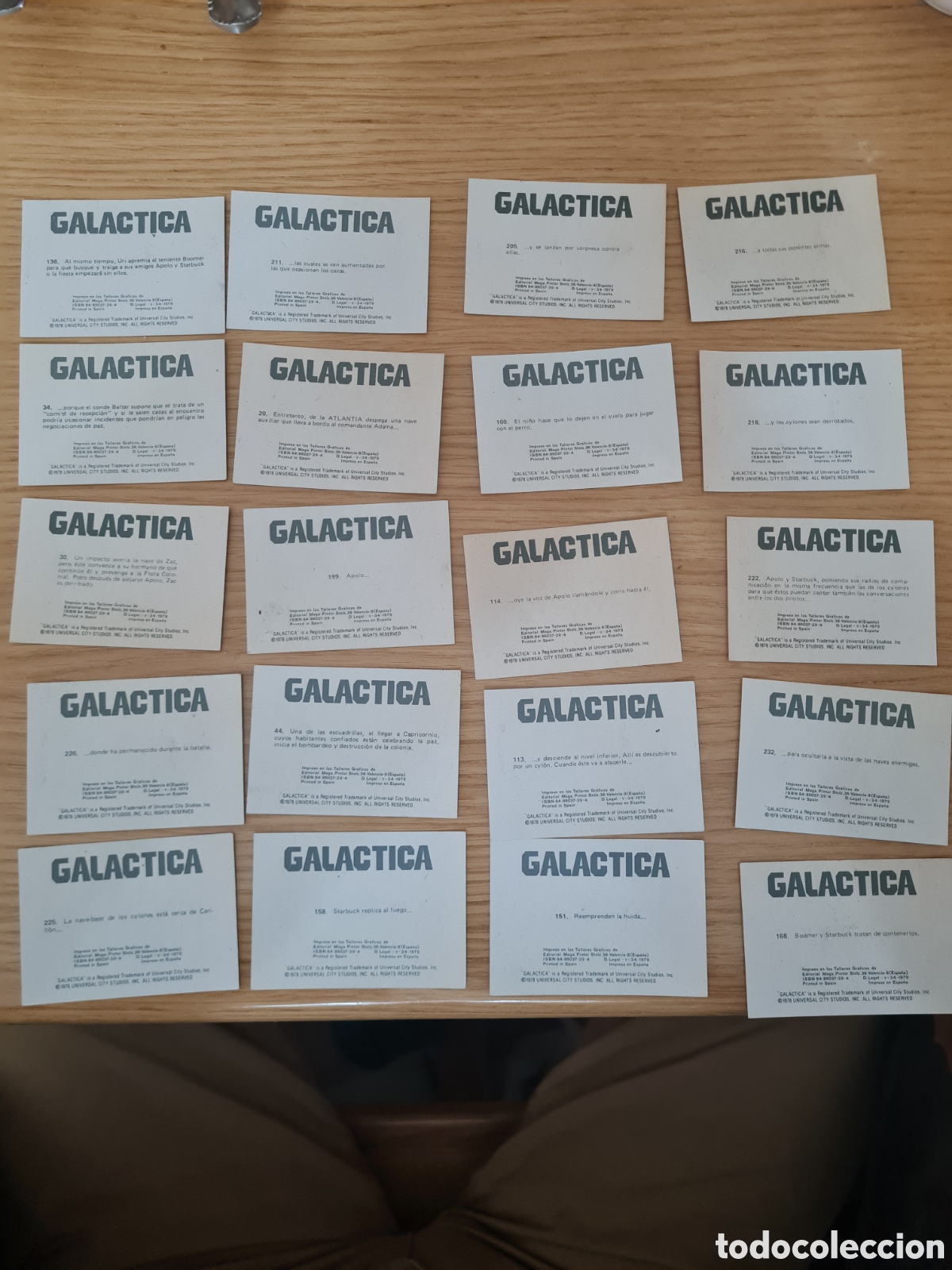 Coleccionismo cromos antiguos: B-37 CROMOS GALACTICA 1979 - Foto 3