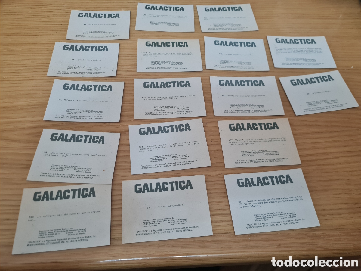 Coleccionismo cromos antiguos: B-37 CROMOS GALACTICA 1979 - Foto 5