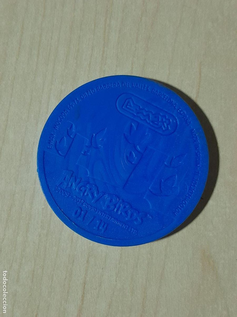 Coleccionismo cromos antiguos: TAZO SLAMMERS 1 - E-MAX ANGRY BIRDS POGS - 2012 - - Foto 2