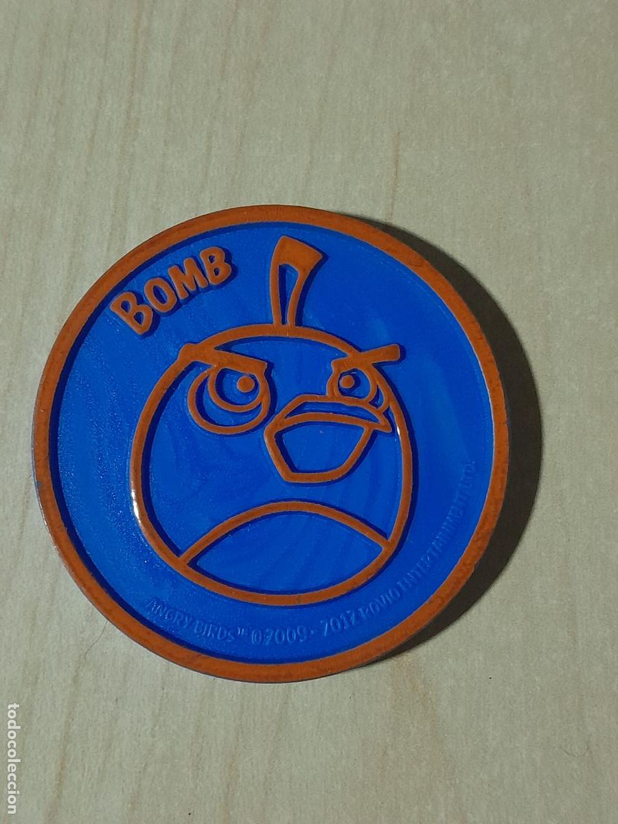 Coleccionismo cromos antiguos: TAZO SLAMMERS 1 - E-MAX ANGRY BIRDS POGS - 2012 - - Foto 1