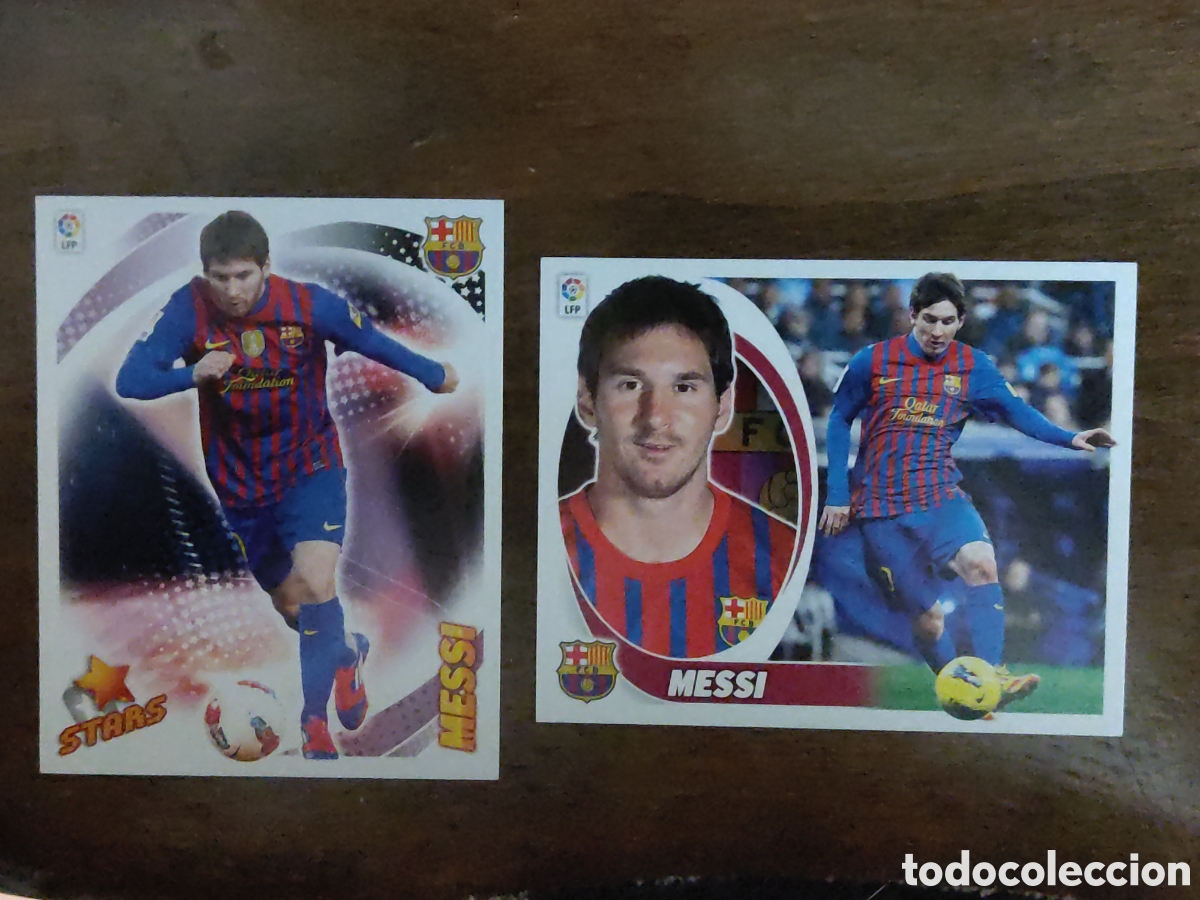 Coleccionismo cromos antiguos: 2 Cromos Messi. Liga BBVA 2012/13 - Foto 1