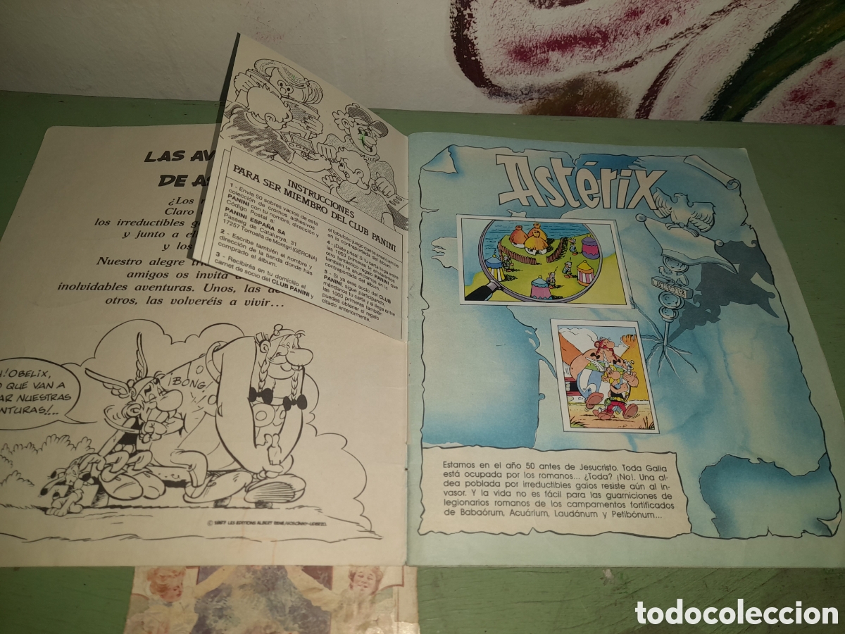 Coleccionismo cromos antiguos: &Agrave;lbum completo de Asterix ,a&ntilde;o 1987 - Foto 11