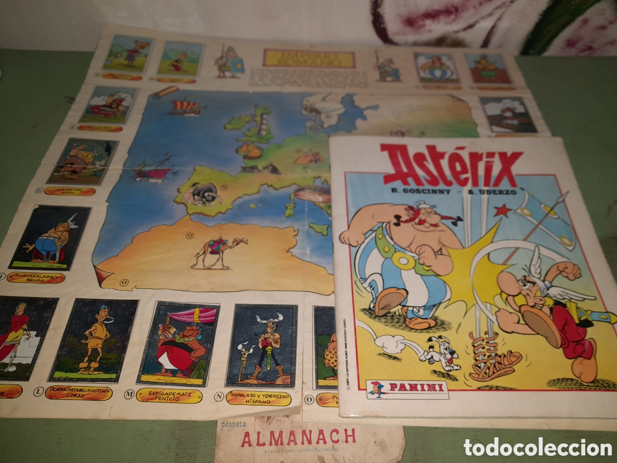 Coleccionismo cromos antiguos: &Agrave;lbum completo de Asterix ,a&ntilde;o 1987 - Foto 1