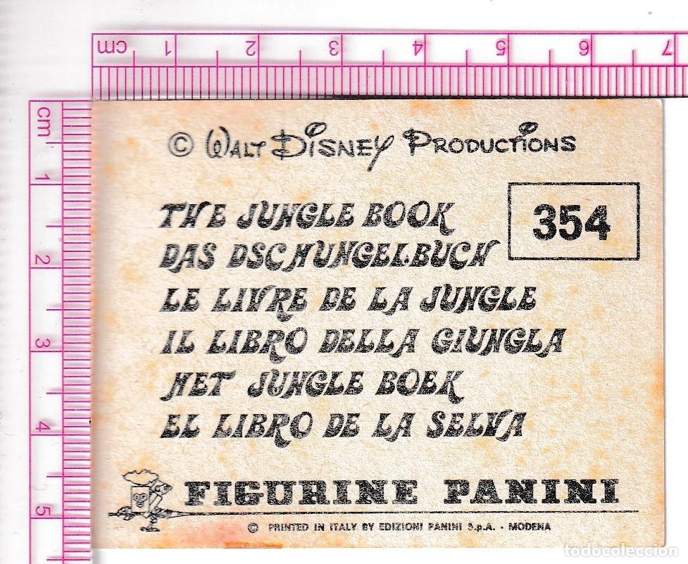 Coleccionismo cromos antiguos: CROMO N&ordm; 354 DE LA COLECCI&Oacute;N EL LIBRO DE LA SELVA - Foto 2