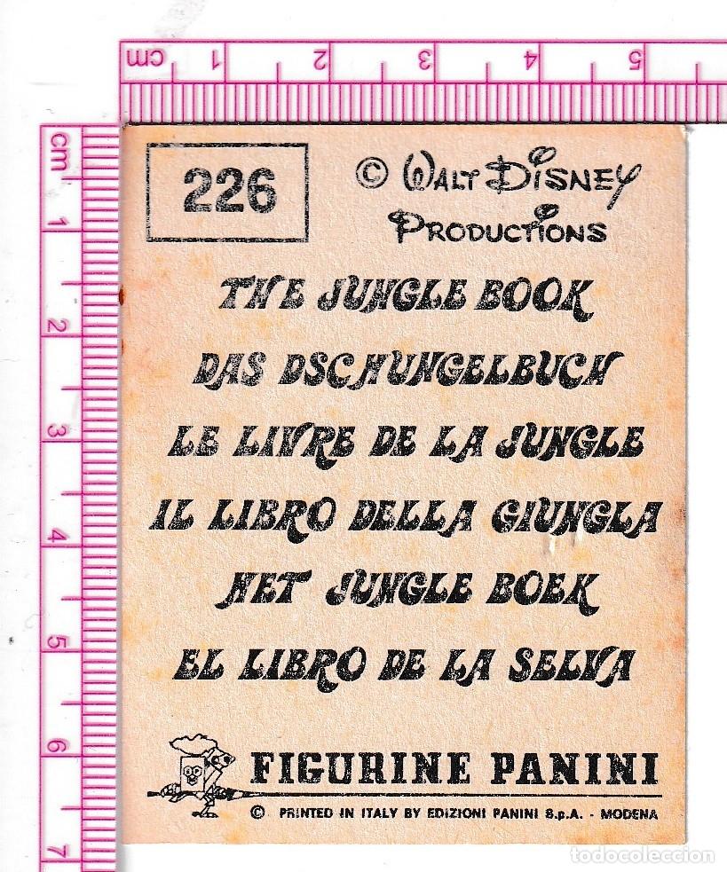 Coleccionismo cromos antiguos: CROMO N&ordm; 226 DE LA COLECCI&Oacute;N EL LIBRO DE LA SELVA - Foto 2