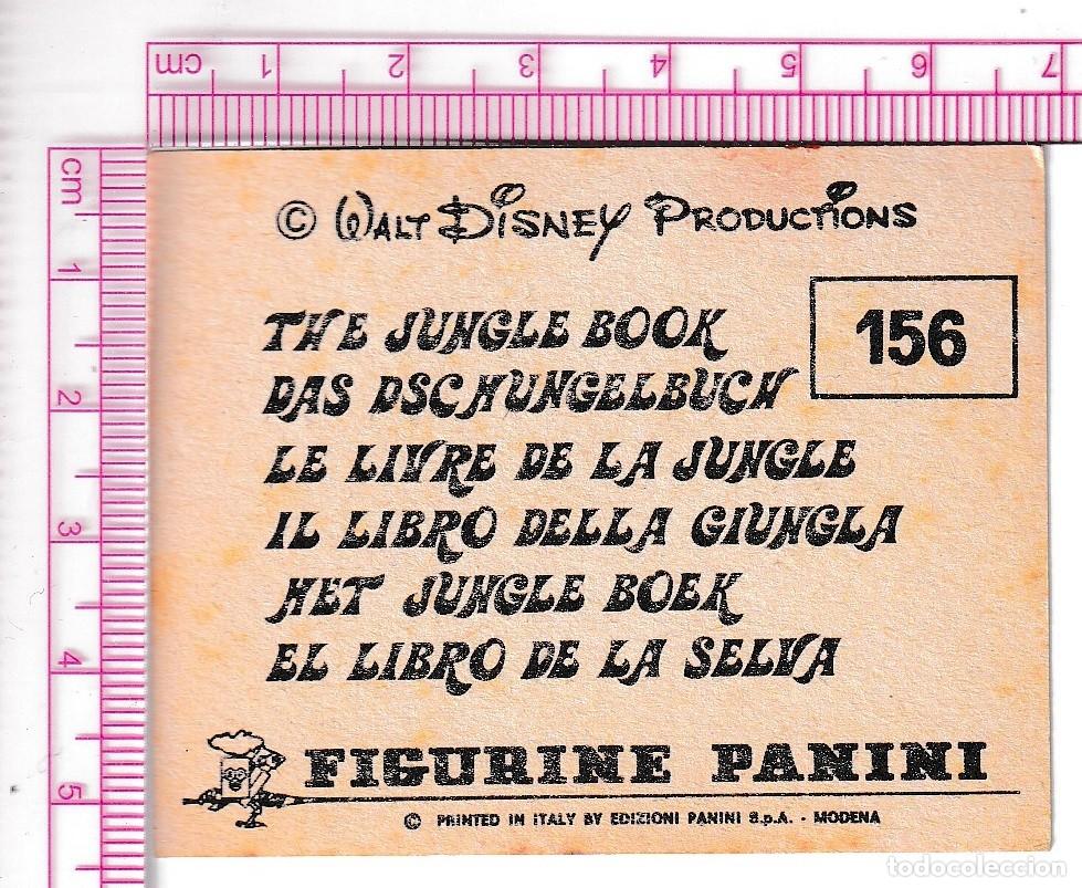 Coleccionismo cromos antiguos: CROMO N&ordm; 156 DE LA COLECCI&Oacute;N EL LIBRO DE LA SELVA - Foto 2