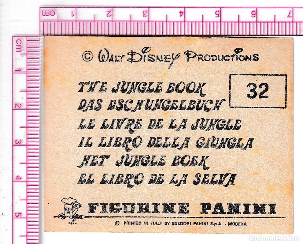 Coleccionismo cromos antiguos: CROMO N&ordm; 32 DE LA COLECCI&Oacute;N EL LIBRO DE LA SELVA - Foto 2