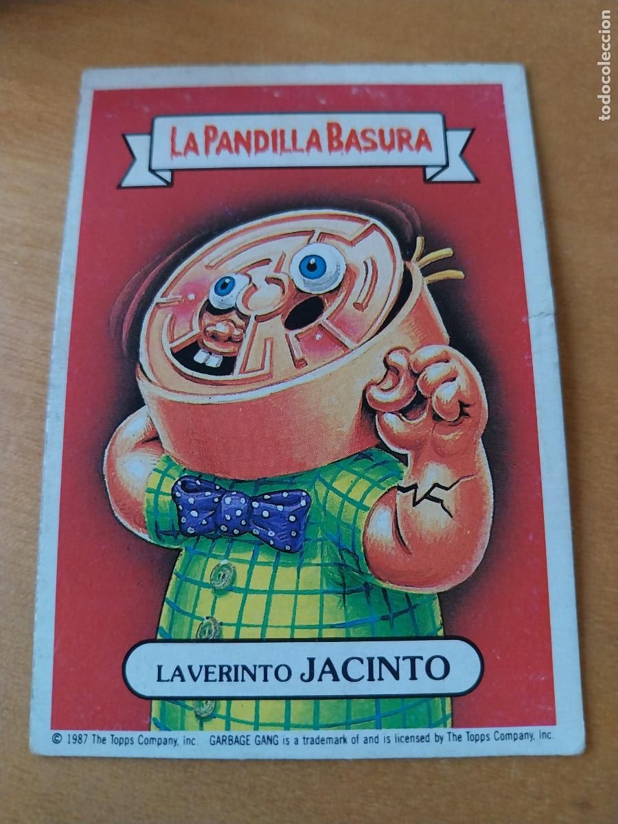 Coleccionismo cromos antiguos: PANDILLA BASURA JACINTO LAVERINTO 8 ED MERCHANTE A&Ntilde;OS 80 CROMO CARTON RECUPERADO