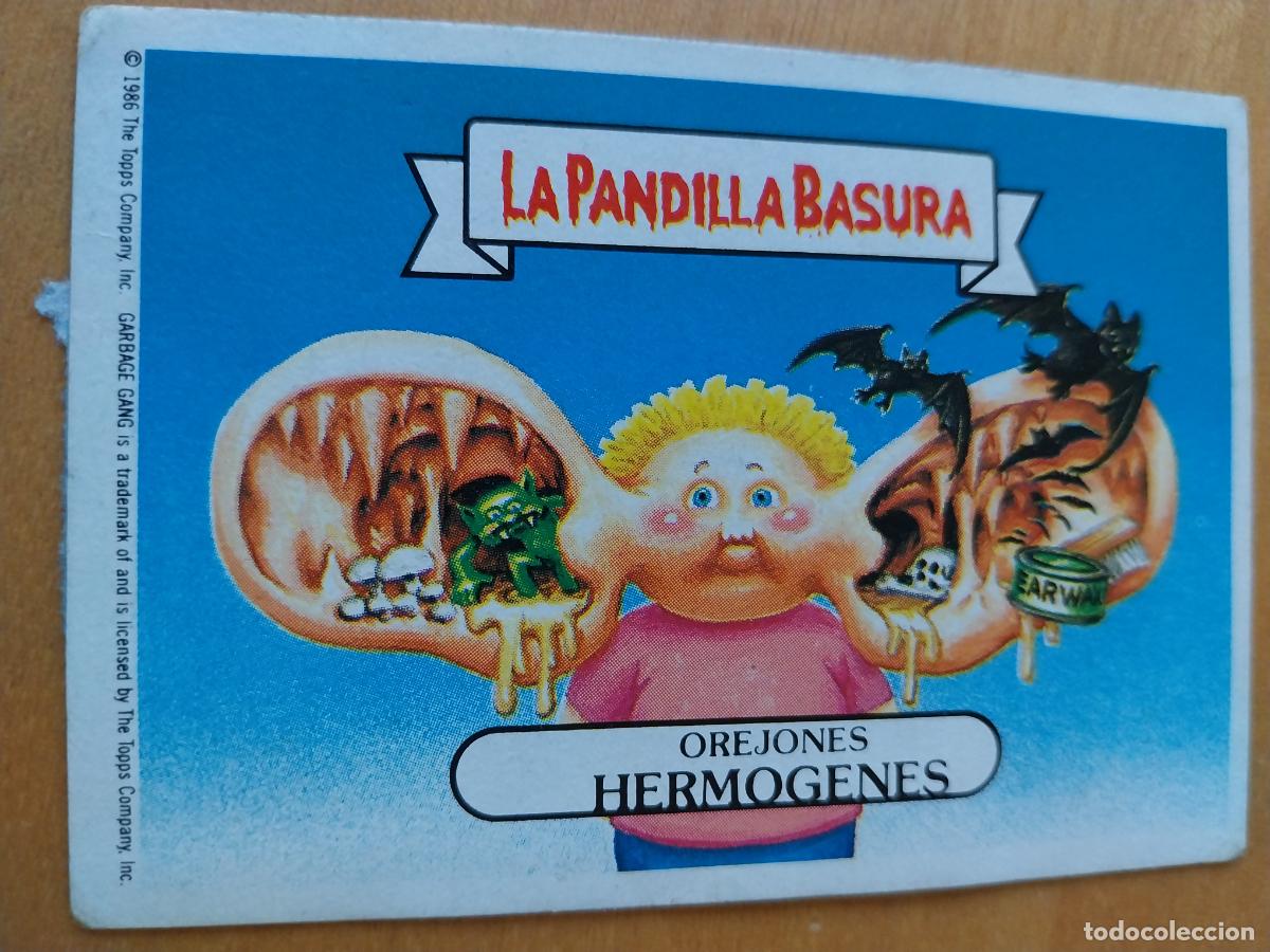 Coleccionismo cromos antiguos: PANDILLA BASURA OREJONES HERMOGENES 32 ED MERCHANTE A&Ntilde;OS 80 CROMO CARTON RECUPERADO
