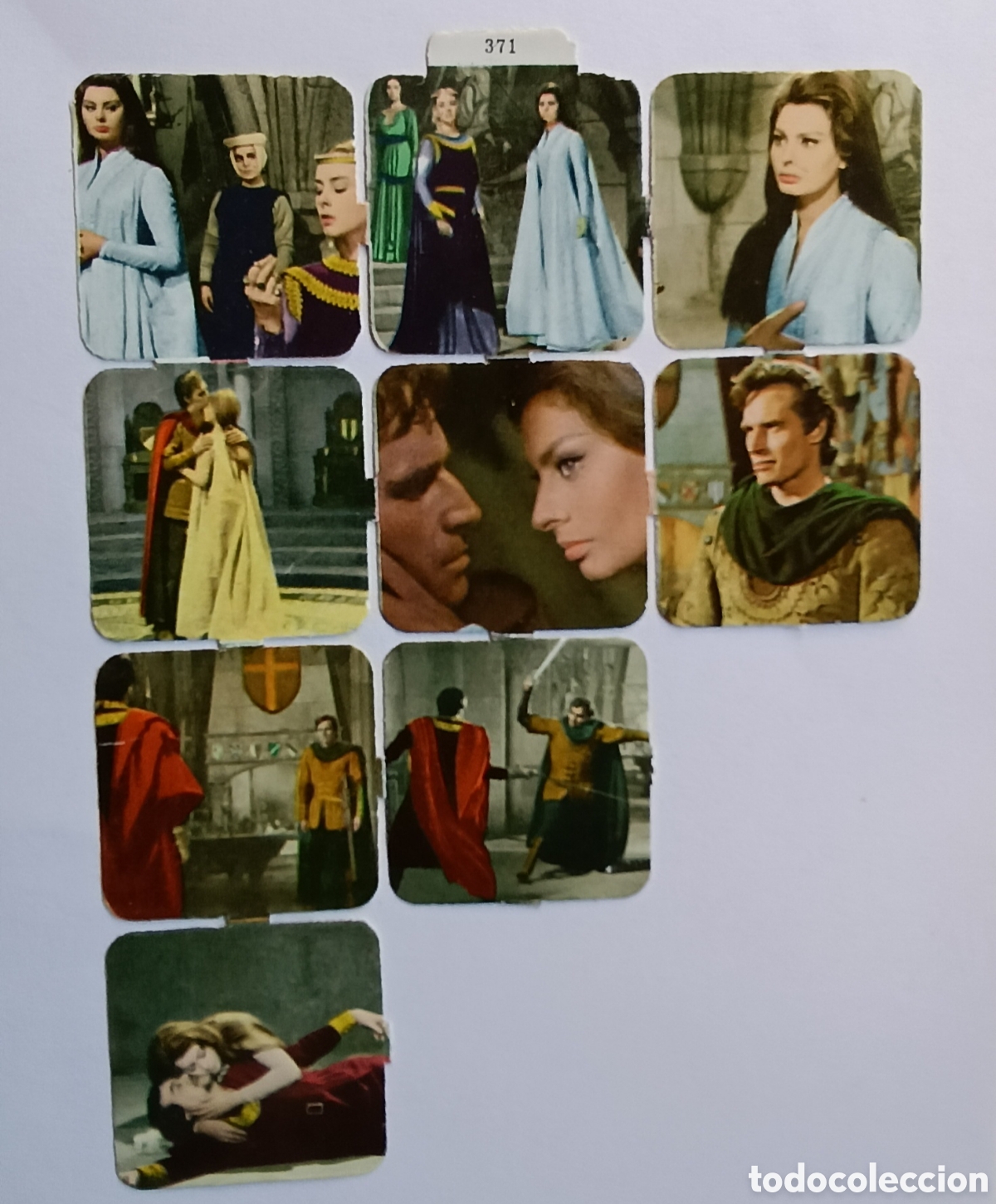 Coleccionismo cromos antiguos: Lamina incompleta cromos EL CID - Foto 1
