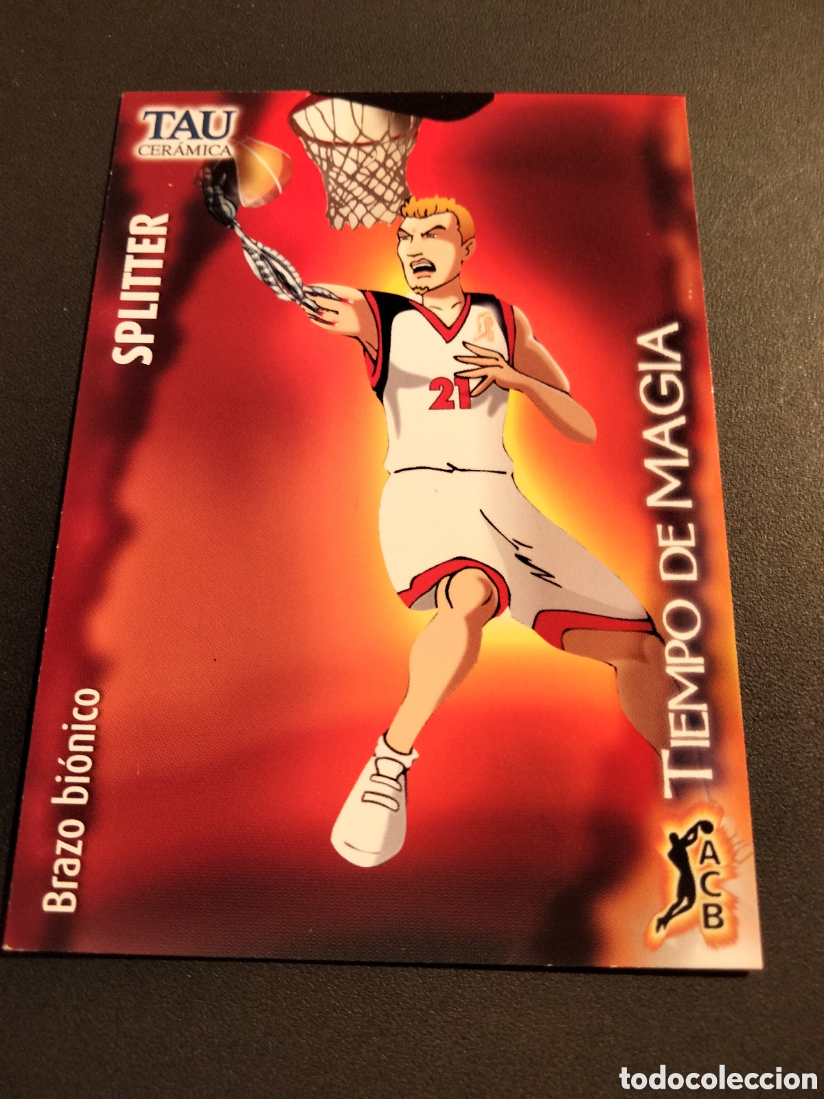 Colecionismo Cromos antigos: SPLITTER # 331 TAU CER&Aacute;MICA TIEMPO DE MAGIA BALONCESTO ACB 2008/09 PANINI