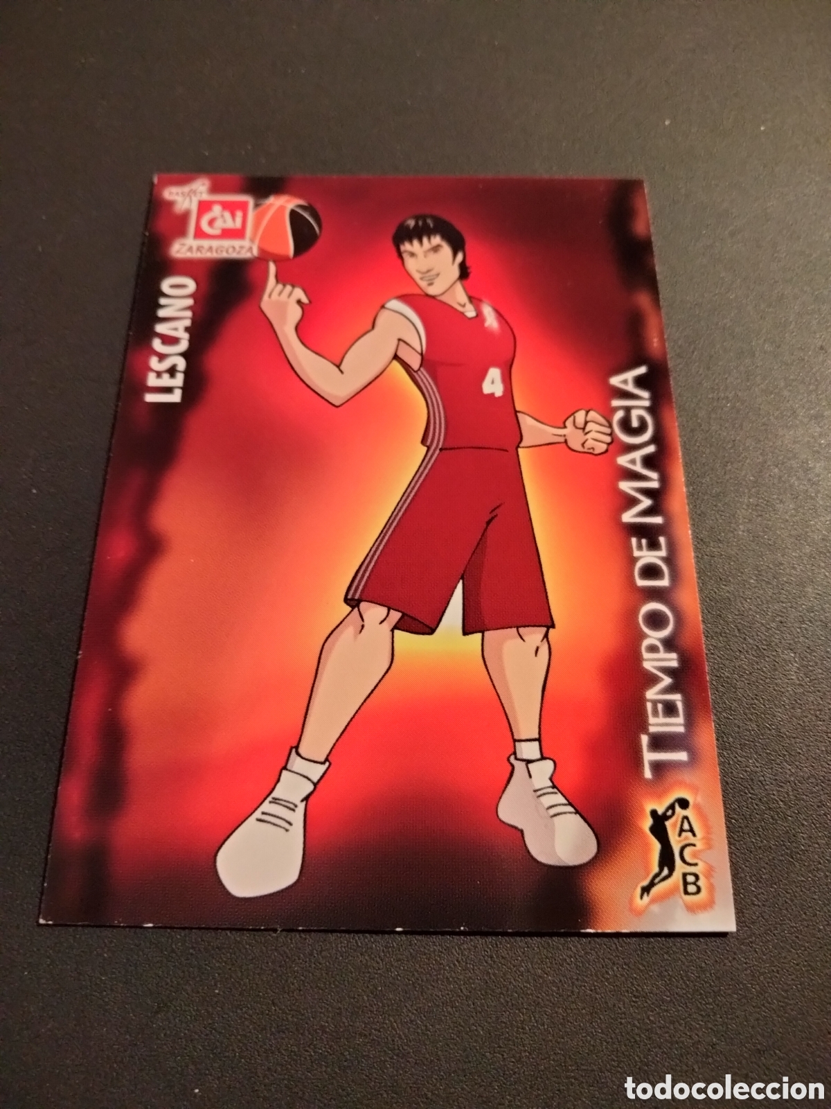 Colecionismo Cromos antigos: LESCANO # 319 CAI ZARAGOZA TIEMPO DE MAGIA BALONCESTO ACB 2008/09 PANINI