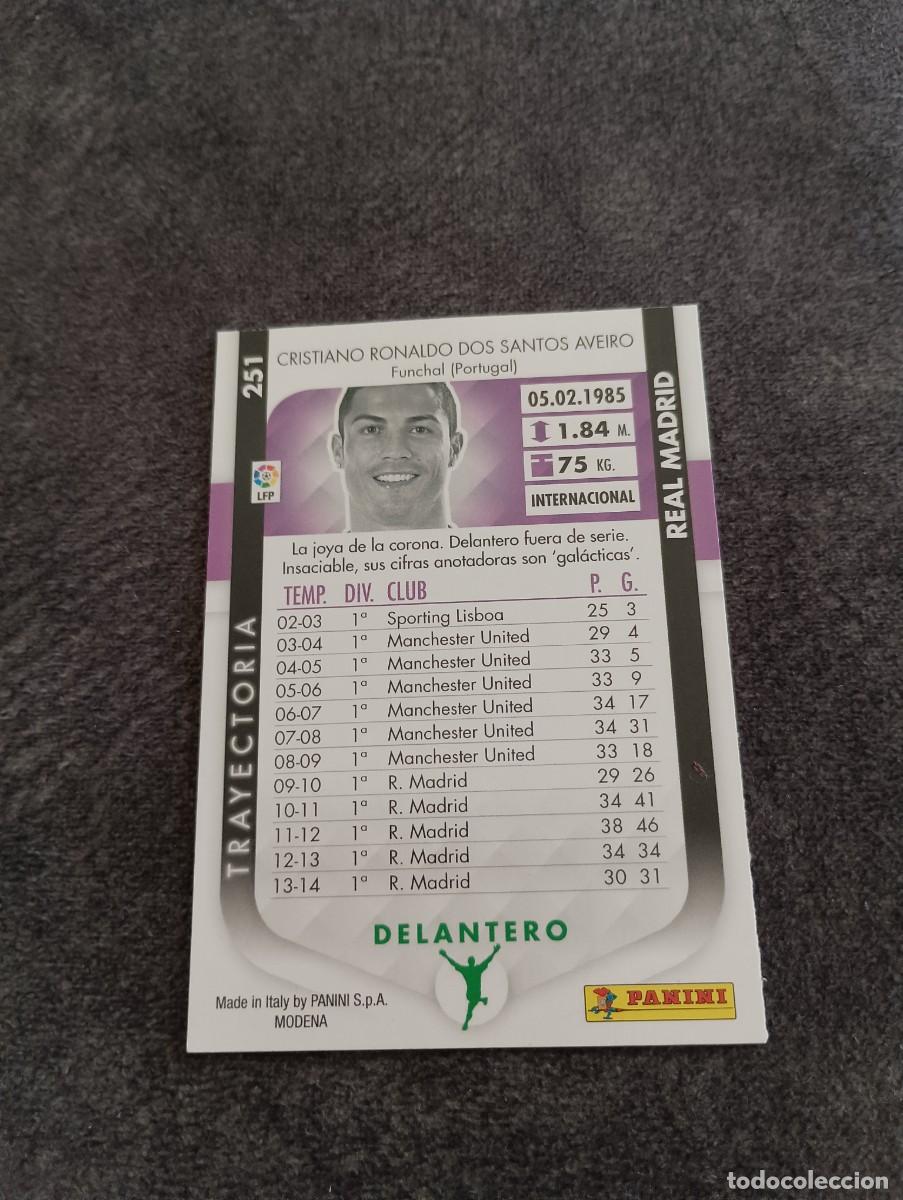 Coleccionismo cromos antiguos: CRISTIANO RONALDO MGK 14-15 - Foto 2