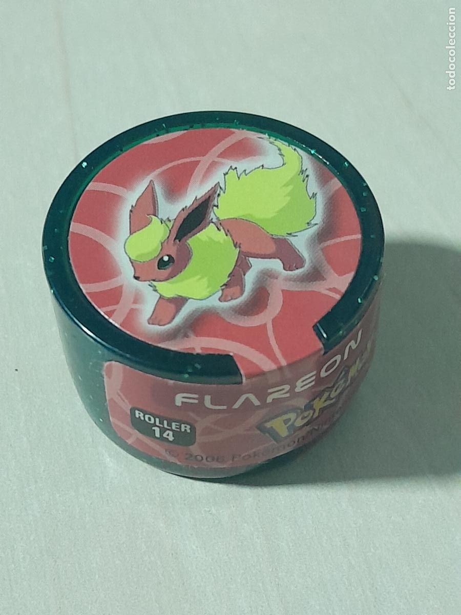 Coleccionismo cromos antiguos: ROLLER 14 FLAREON - POKEMON ROLLERS - NINTENDO 2006 - Foto 1