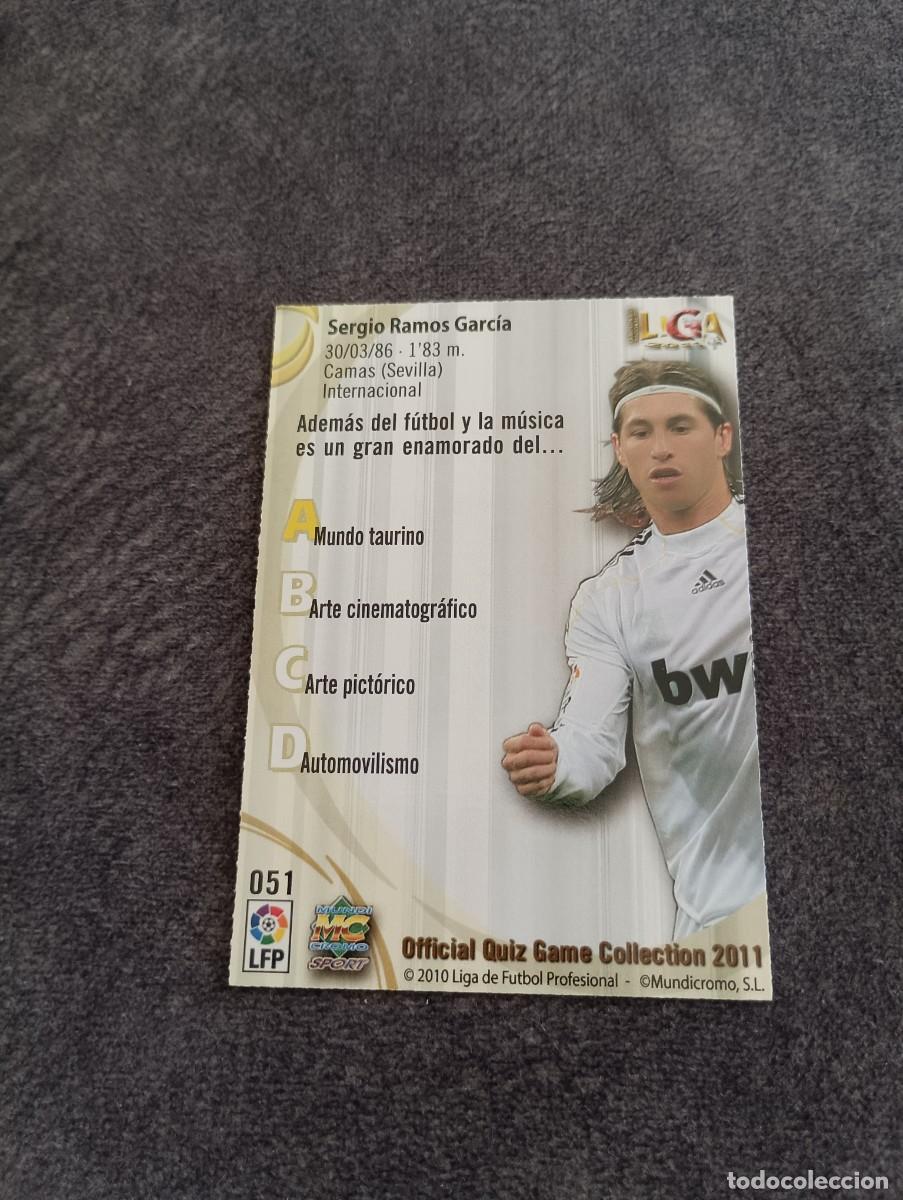 Coleccionismo cromos antiguos: SERGIO RAMOS SUPER STAR 2011 - Foto 2