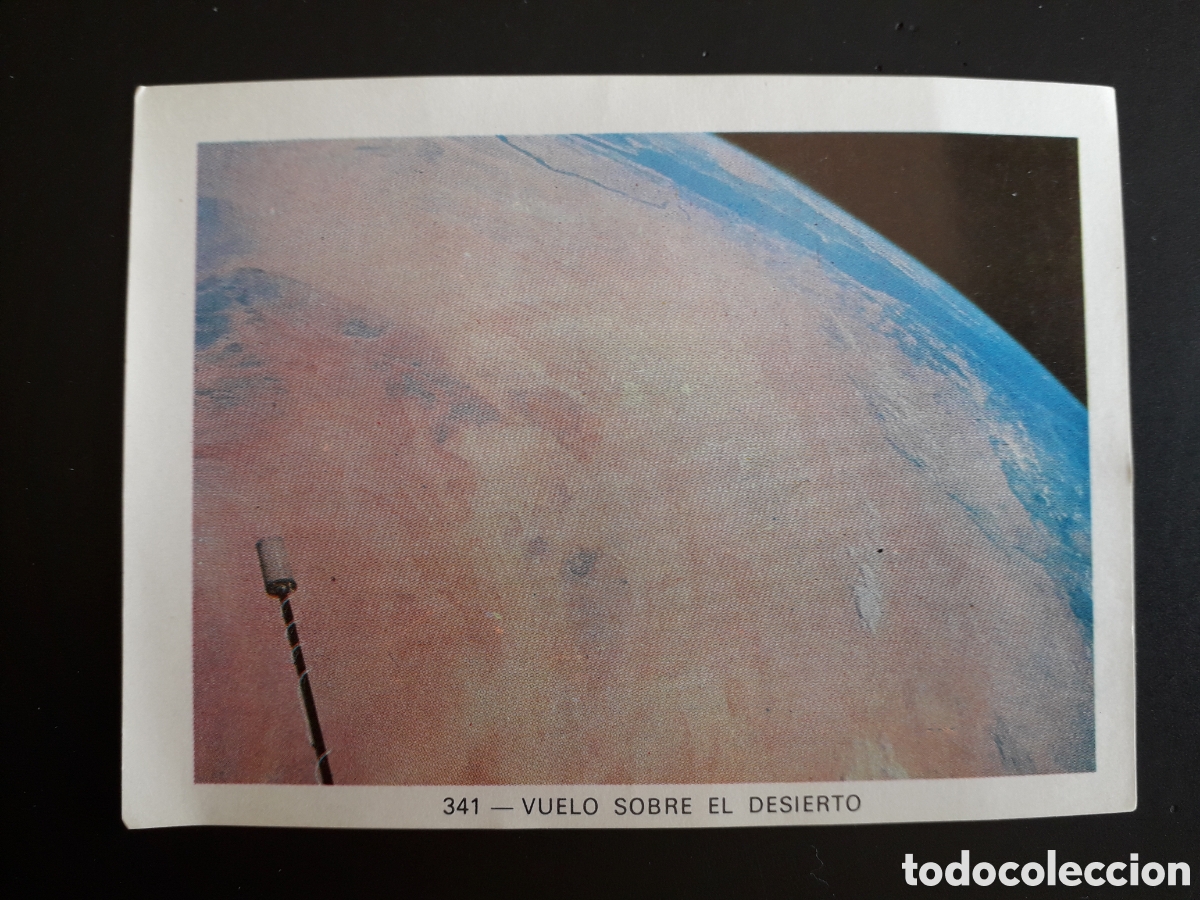 Coleccionismo cromos antiguos: VUELO SOBRE EL DESIERTO GEO CIENCIAS ED KEISA 1971 N&deg; 341 SIN PEGAR, PEDIDO M&Iacute;NIMO 3&euro;