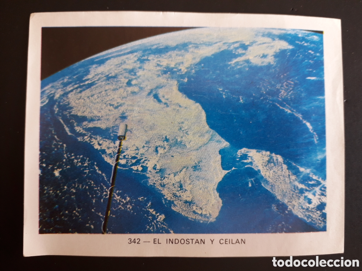Coleccionismo cromos antiguos: VISTA DE INDIA Y CEIL&Aacute;N GEO CIENCIAS ED KEISA 1971 N&deg; 342 SIN PEGAR, PEDIDO M&Iacute;NIMO 3&euro;