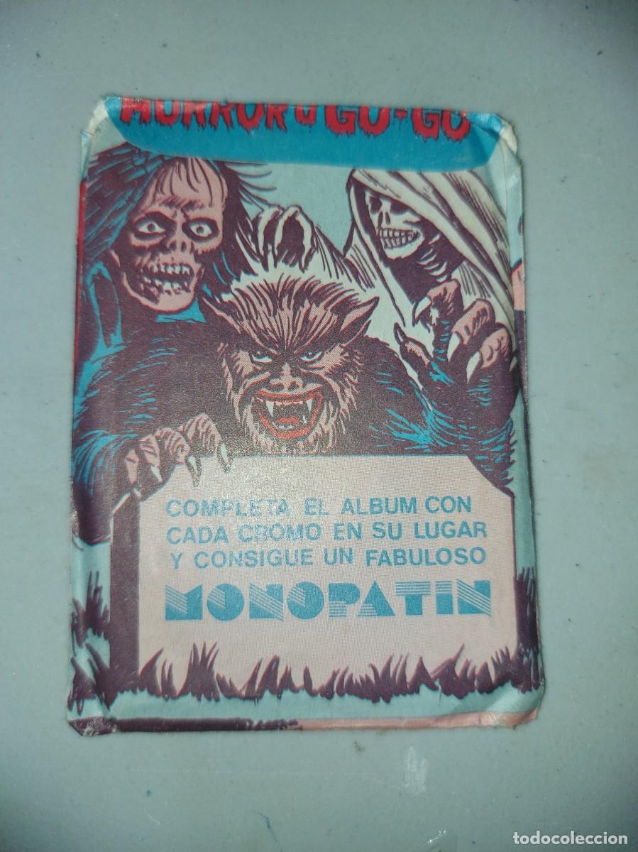 Coleccionismo cromos antiguos: Sobre de cromos sin abrir super monstruos - Foto 2