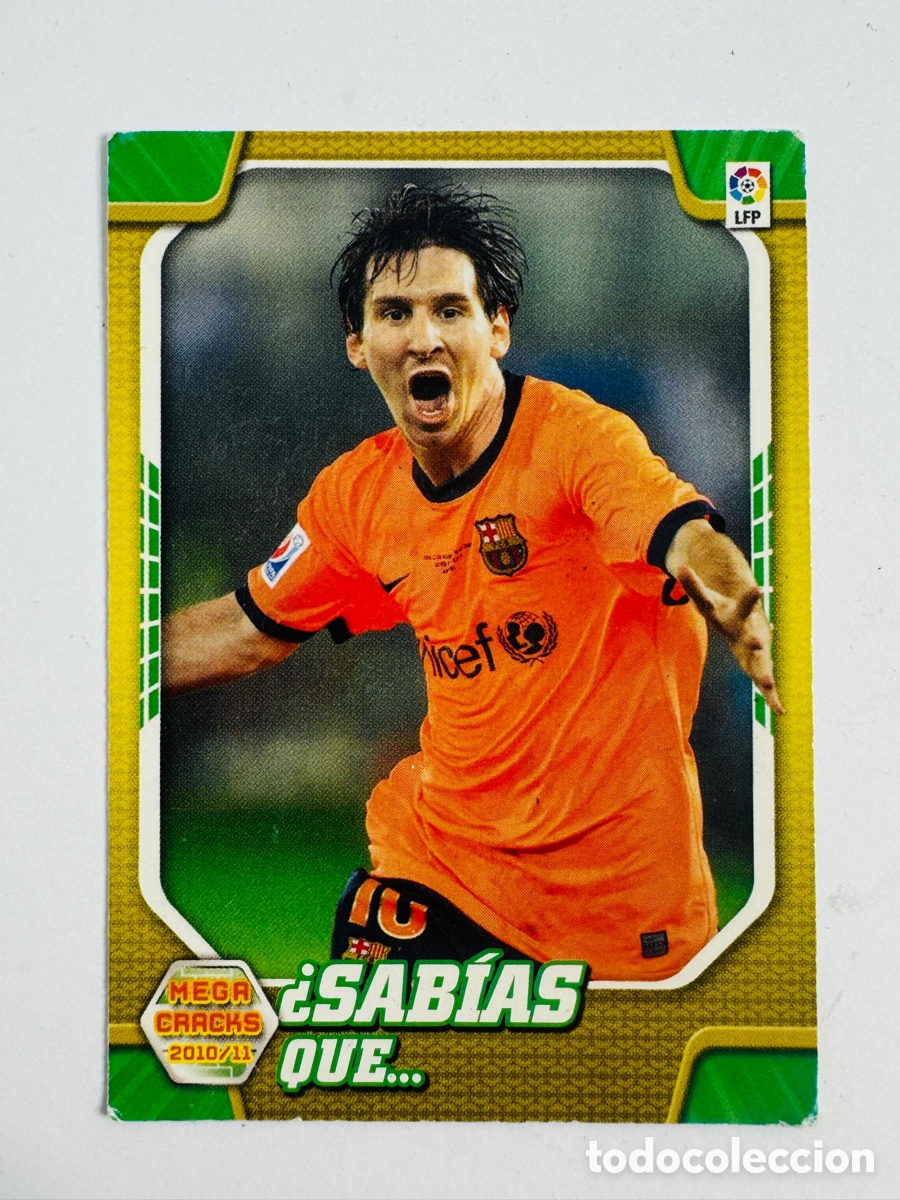 Coleccionismo cromos antiguos: Messi 411 Trading Card Mega Cracks 2010-11 - Foto 2