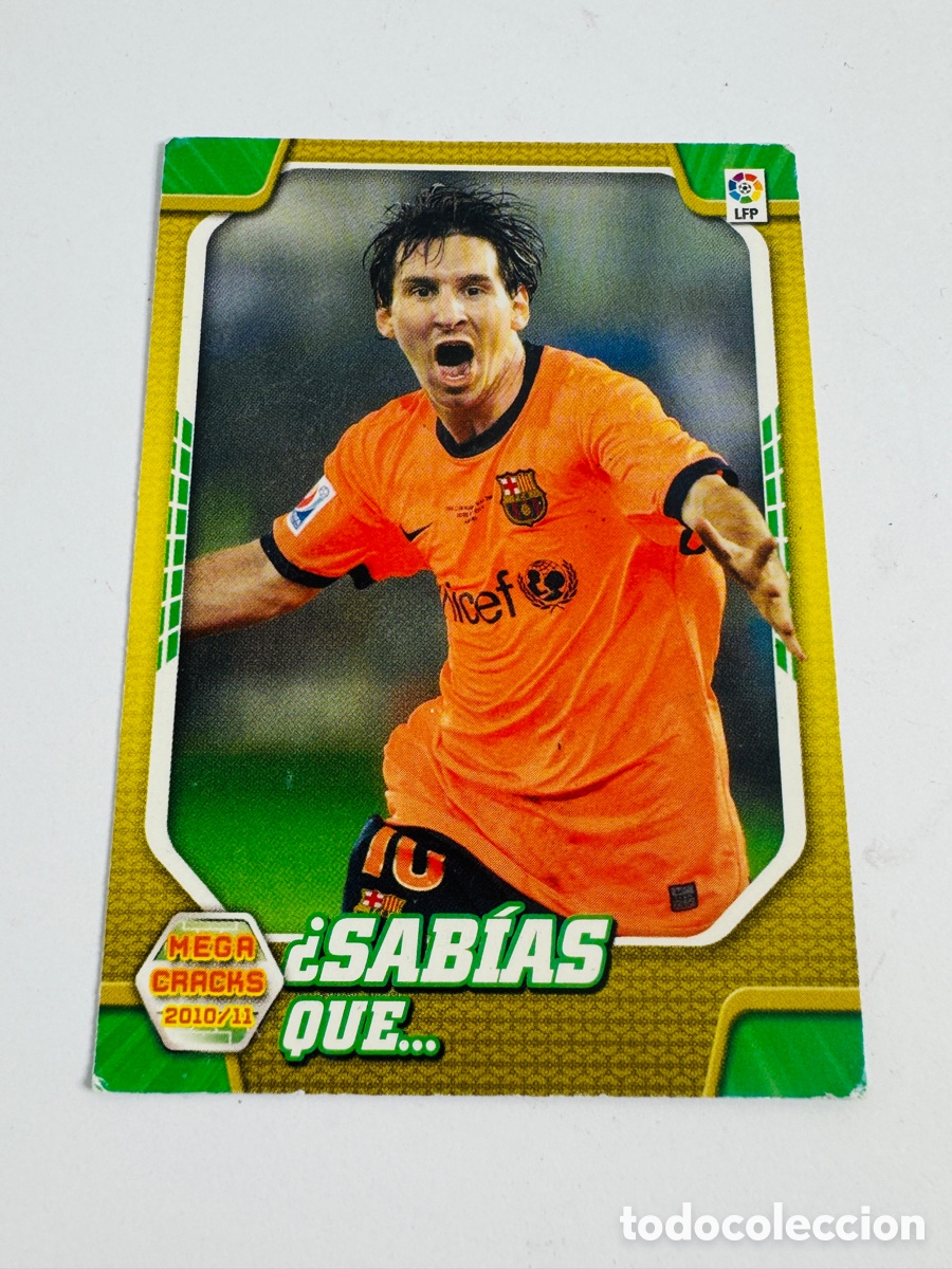 Coleccionismo cromos antiguos: Messi 411 Trading Card Mega Cracks 2010-11 - Foto 1