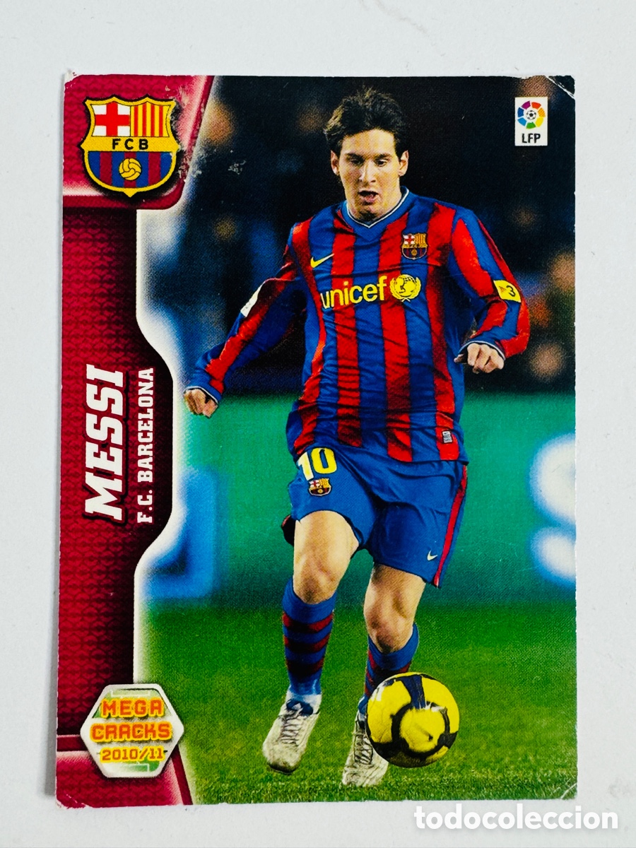 Coleccionismo cromos antiguos: Megacracks 2011 2012 messi 69 barcelona - Foto 1