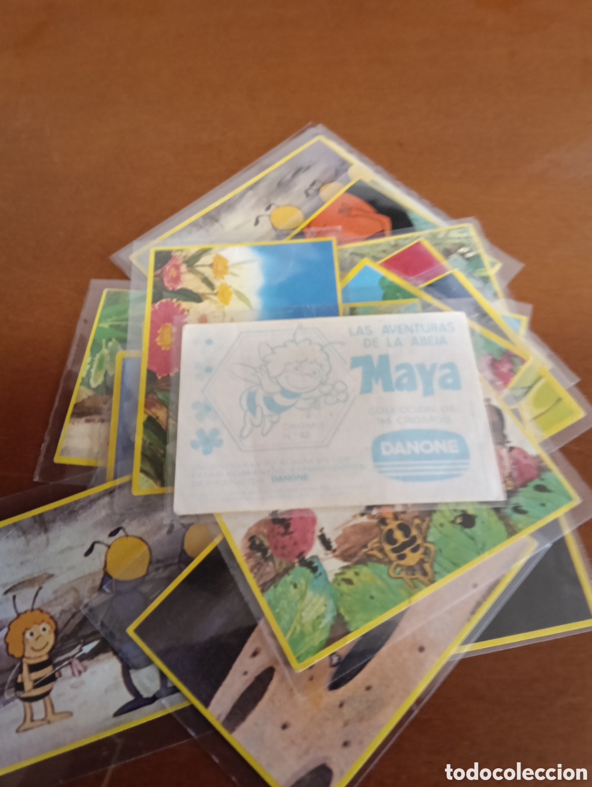 Coleccionismo cromos antiguos: Lote de 20 cromos de la Abeja Maya de Danone - Foto 2