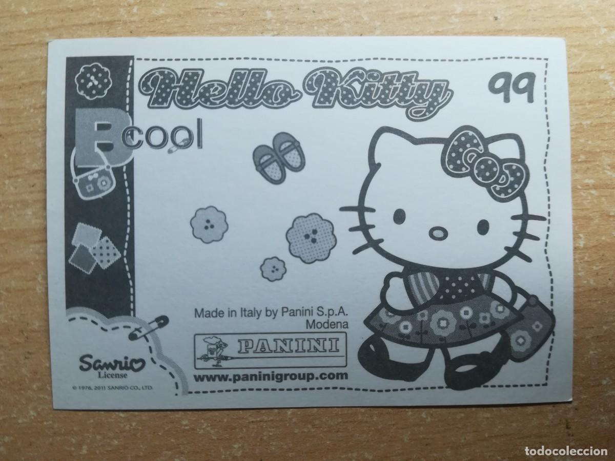 Coleccionismo cromos antiguos: Cromo Hello Kitty Bcool N&ordm; 99 sin pegar. Panini 2011. - Foto 2