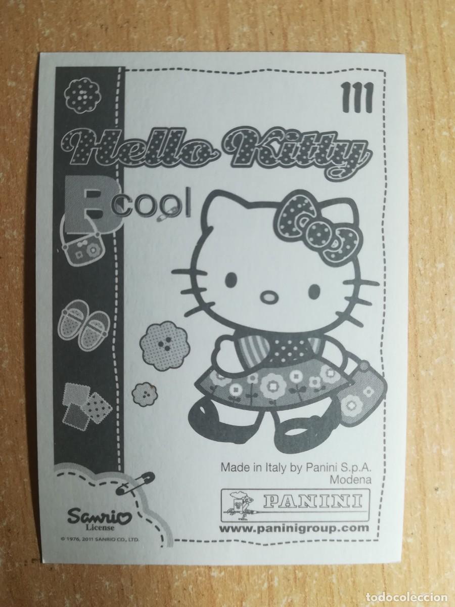 Coleccionismo cromos antiguos: Cromo Hello Kitty Bcool N&ordm; 111 sin pegar. Panini 2011. - Foto 2
