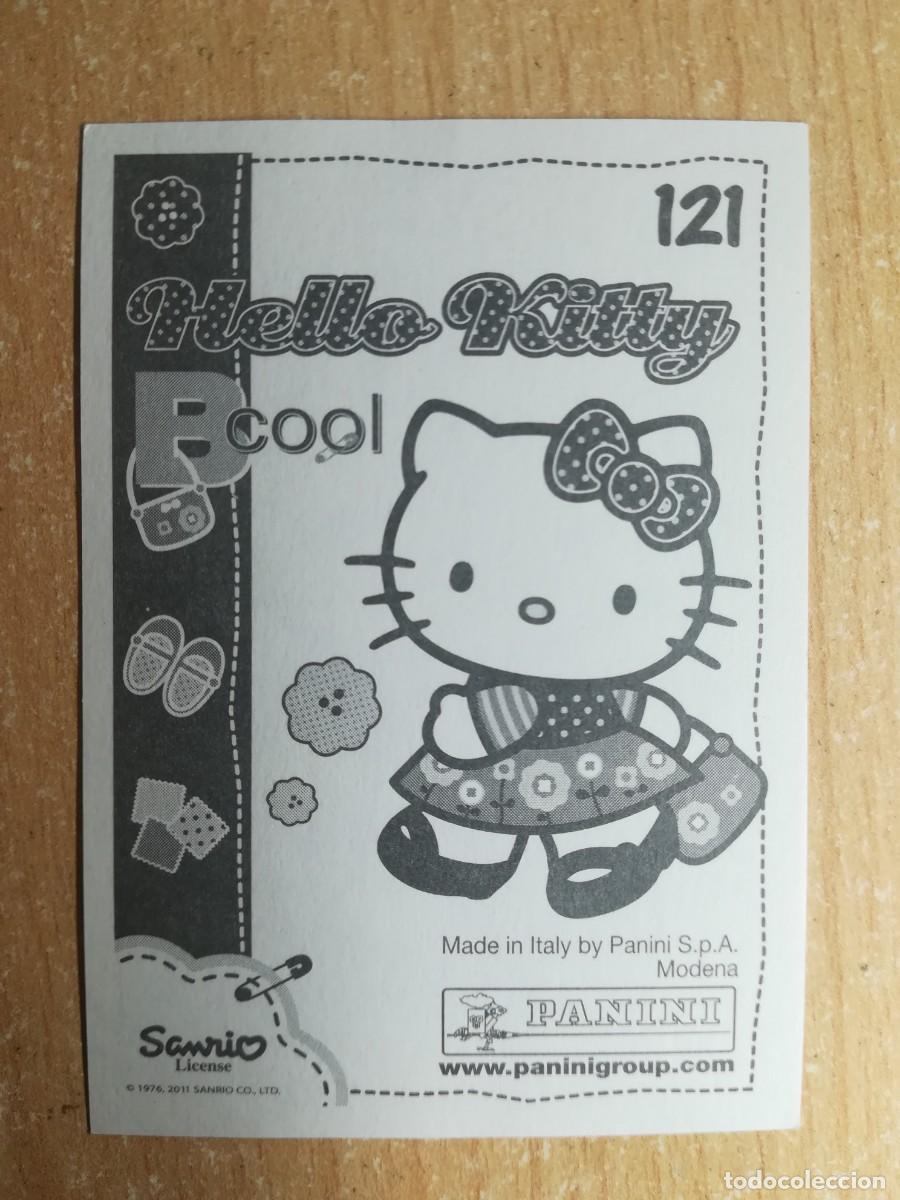 Coleccionismo cromos antiguos: Cromo Hello Kitty Bcool N&ordm; 121 sin pegar. Panini 2011. - Foto 2