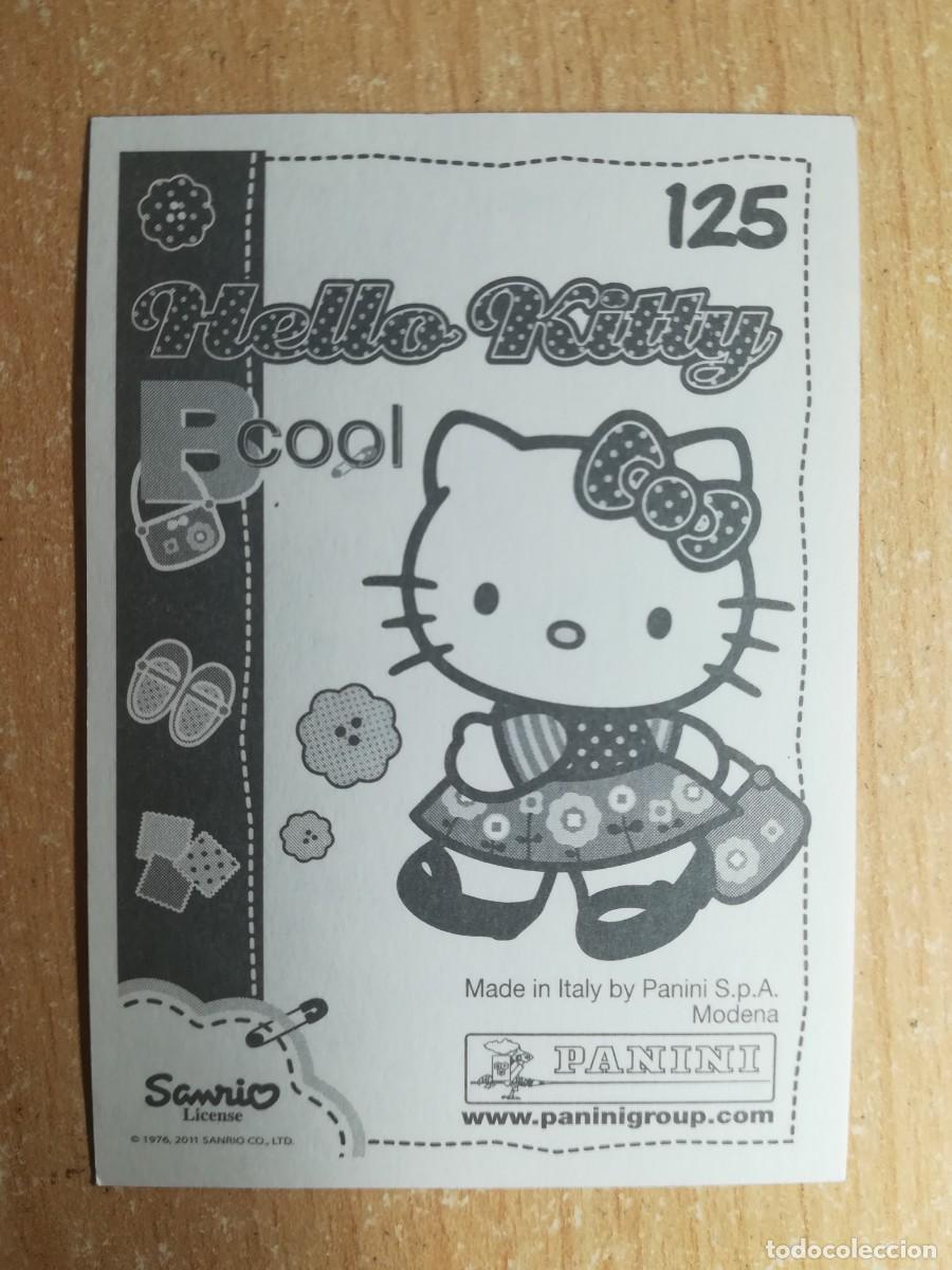 Coleccionismo cromos antiguos: Cromo Hello Kitty Bcool N&ordm; 125 sin pegar. Panini 2011. - Foto 2