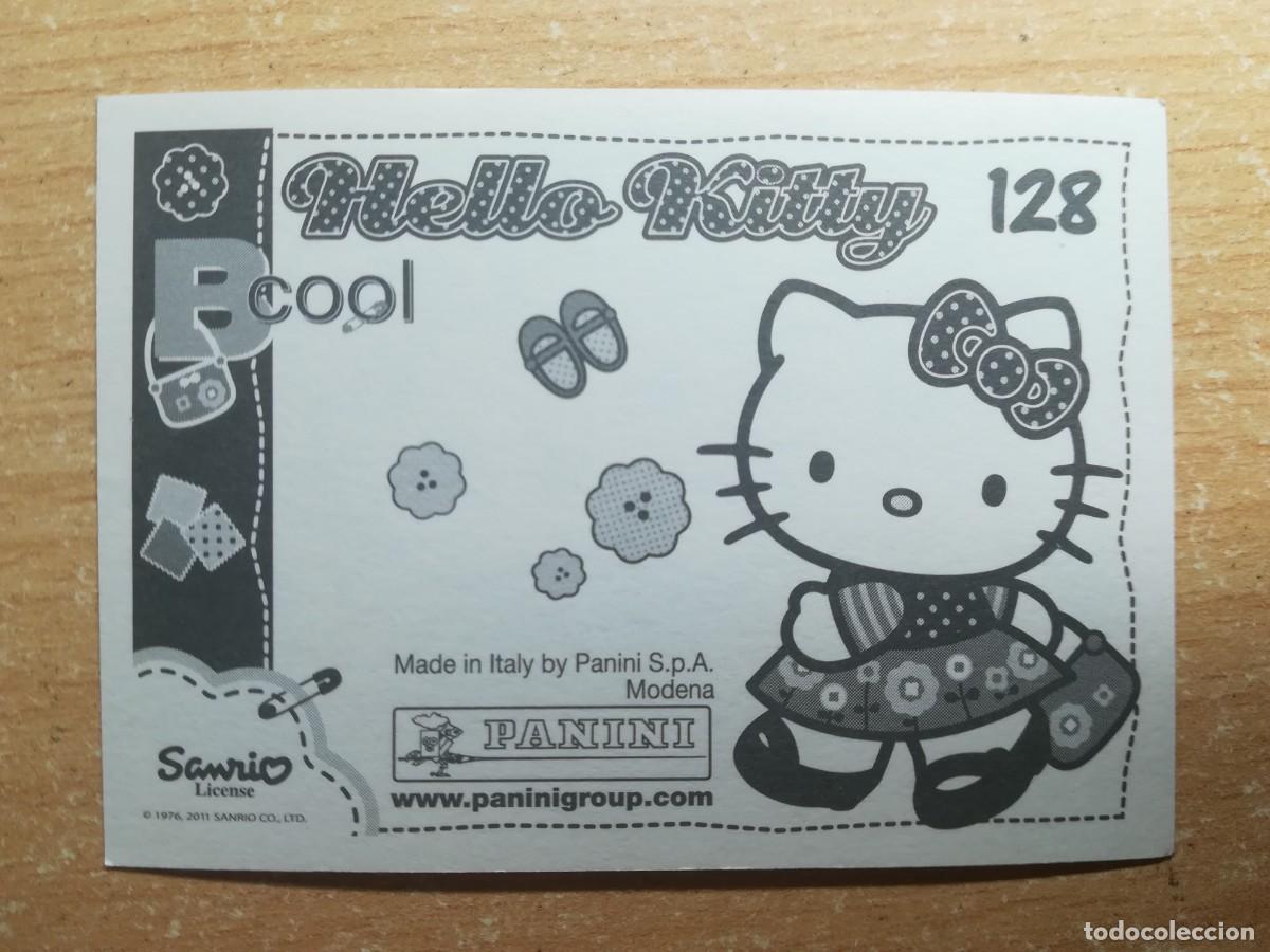 Coleccionismo cromos antiguos: Cromo Hello Kitty Bcool N&ordm; 128 sin pegar. Panini 2011. - Foto 2