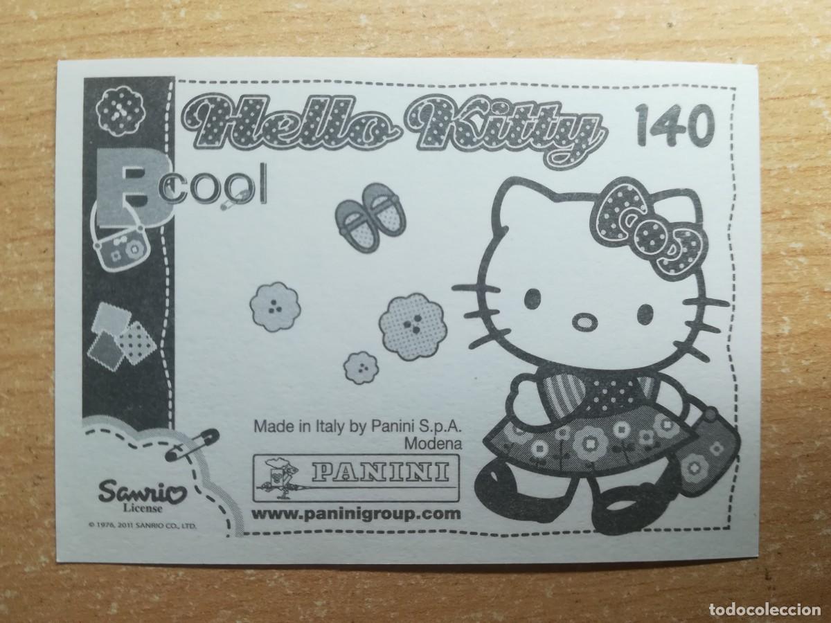 Coleccionismo cromos antiguos: Cromo Hello Kitty Bcool N&ordm; 140 sin pegar. Panini 2011. - Foto 2