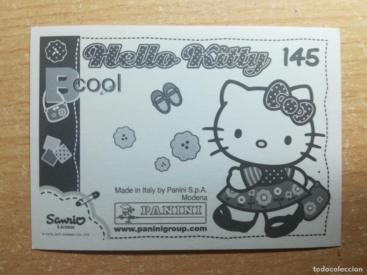 Coleccionismo cromos antiguos: Cromo Hello Kitty Bcool N&ordm; 145 sin pegar. Panini 2011. - Foto 2