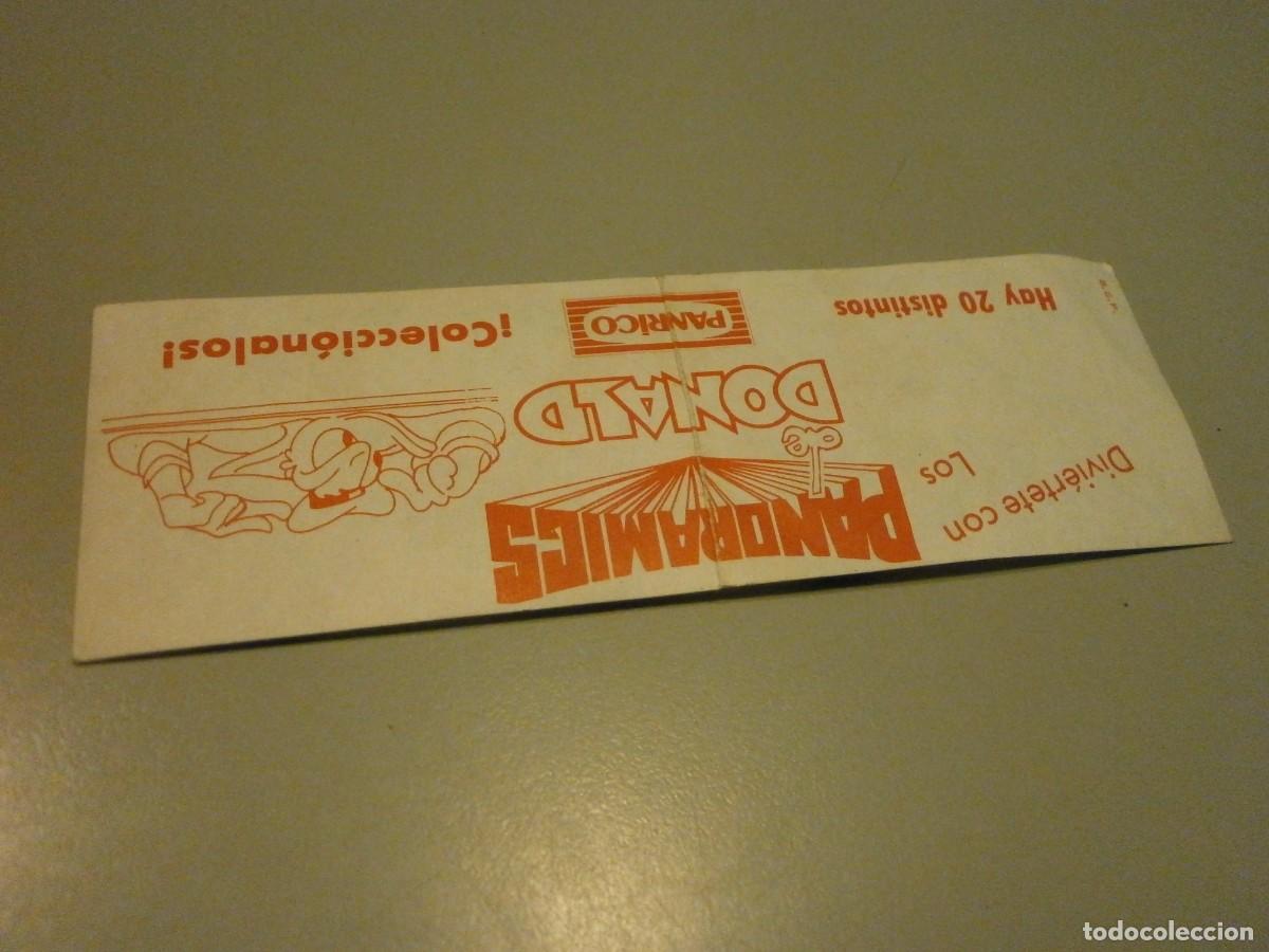 Coleccionismo cromos antiguos: cromo panrico panoramics donald - Foto 2
