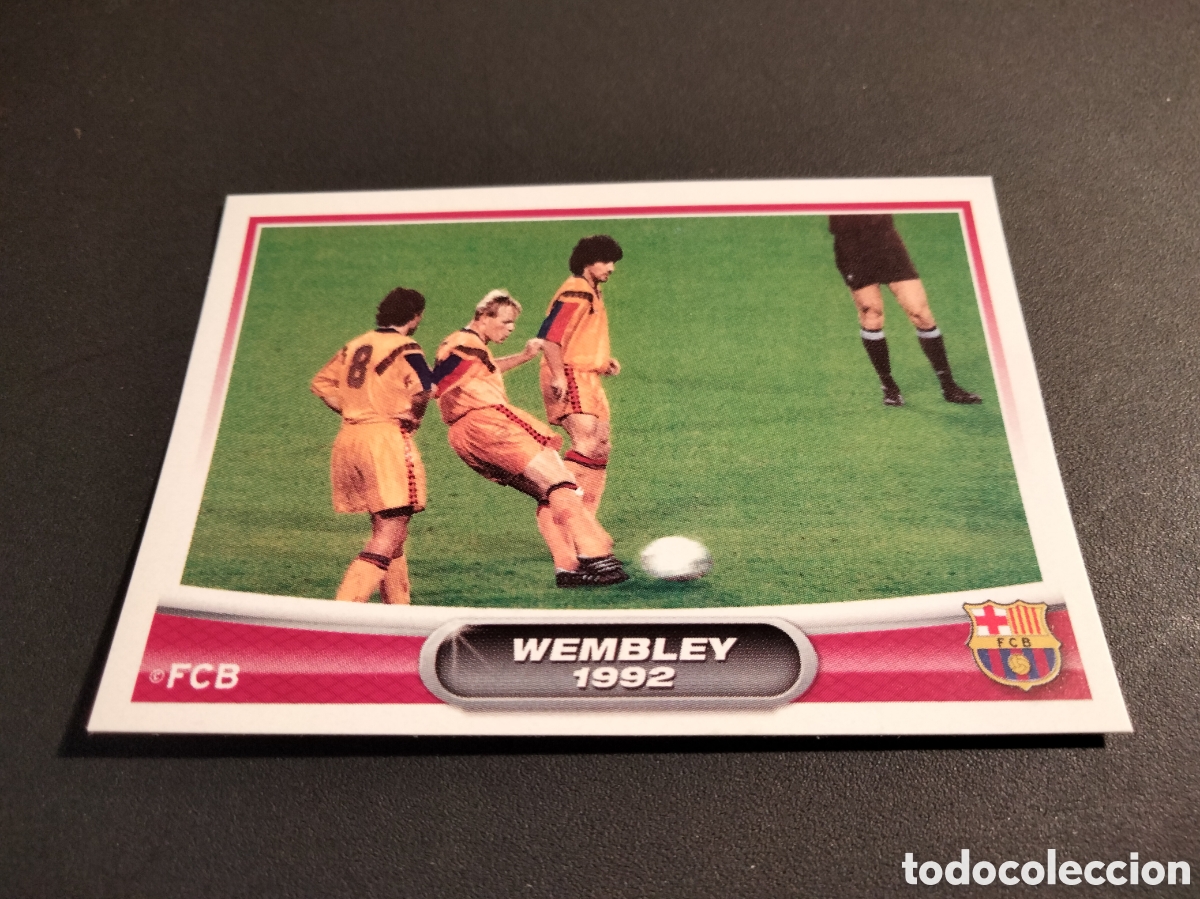Sammeln alte Sammelbilder: WEMBLEY 1992 # 169 COLECCION OFICIAL BARCELONA 2007/08 PANINI NUEVOS SIN PEGAR