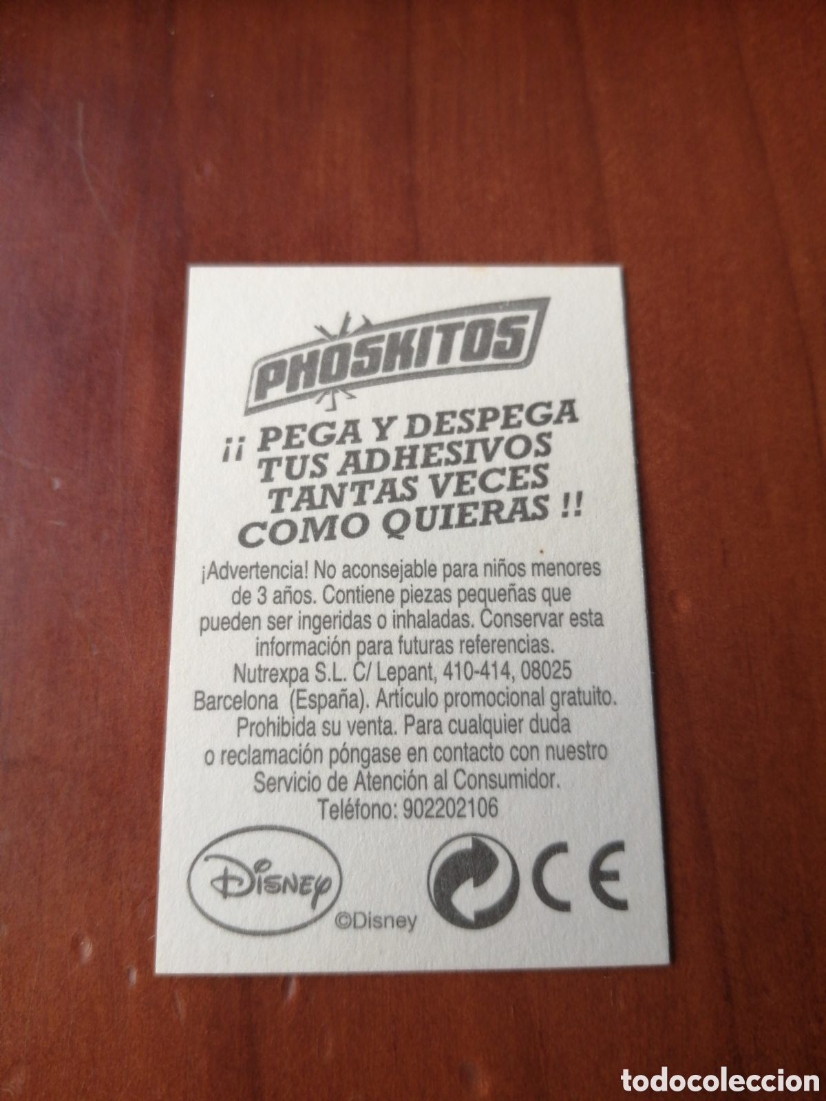 Coleccionismo cromos antiguos: CROMO PHOSKITOS PHINEAS Y FERB - Foto 2