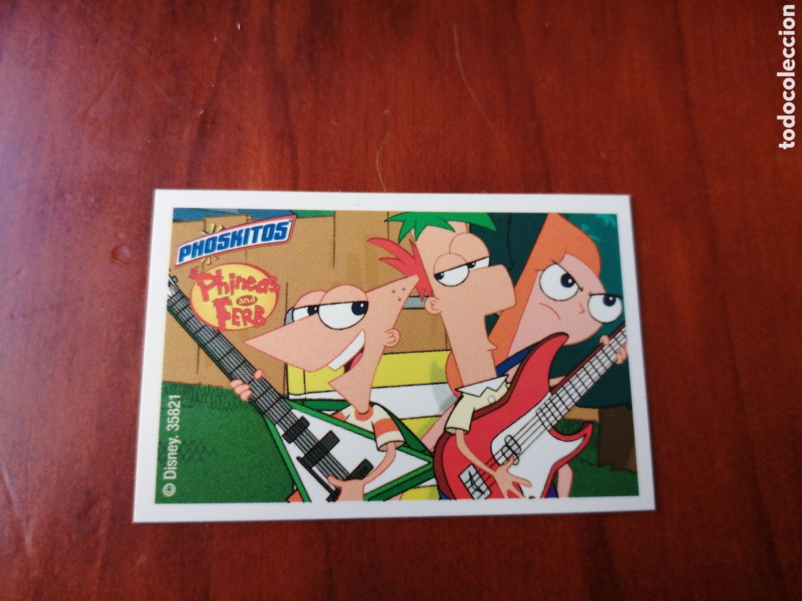 Coleccionismo Cromos antiguos: CROMO PHOSKITOS PHINEAS Y FERB