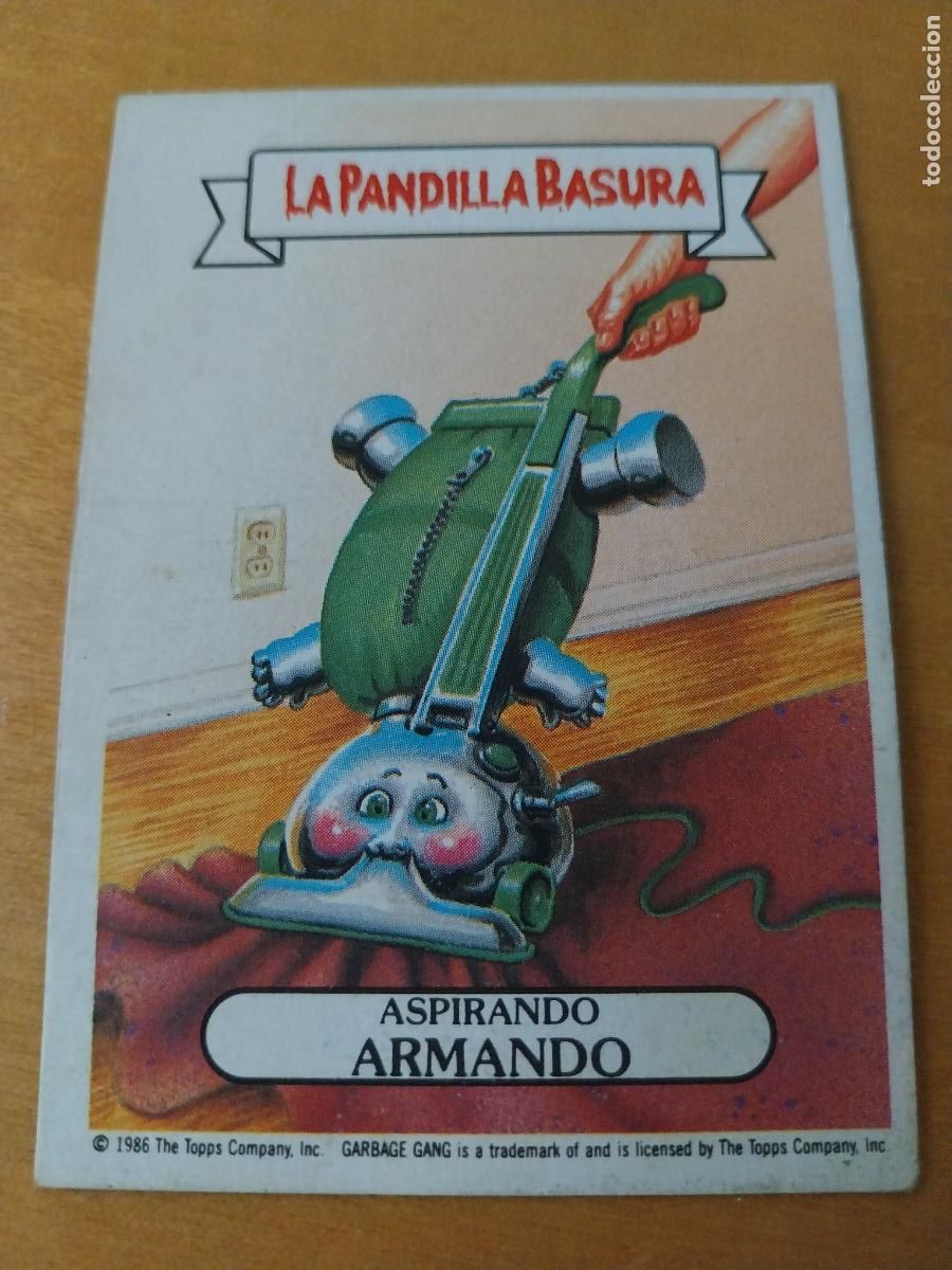 Coleccionismo cromos antiguos: PANDILLA BASURA ASPIRANDO ARMANDO 53 ED MERCHANTE A&Ntilde;OS 80 CROMO CARTON RECUPERADO
