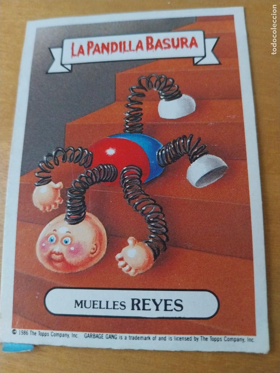 Coleccionismo cromos antiguos: PANDILLA BASURA REYES MUELLES 56 ED MERCHANTE A&Ntilde;OS 80 CROMO CARTON RECUPERADO