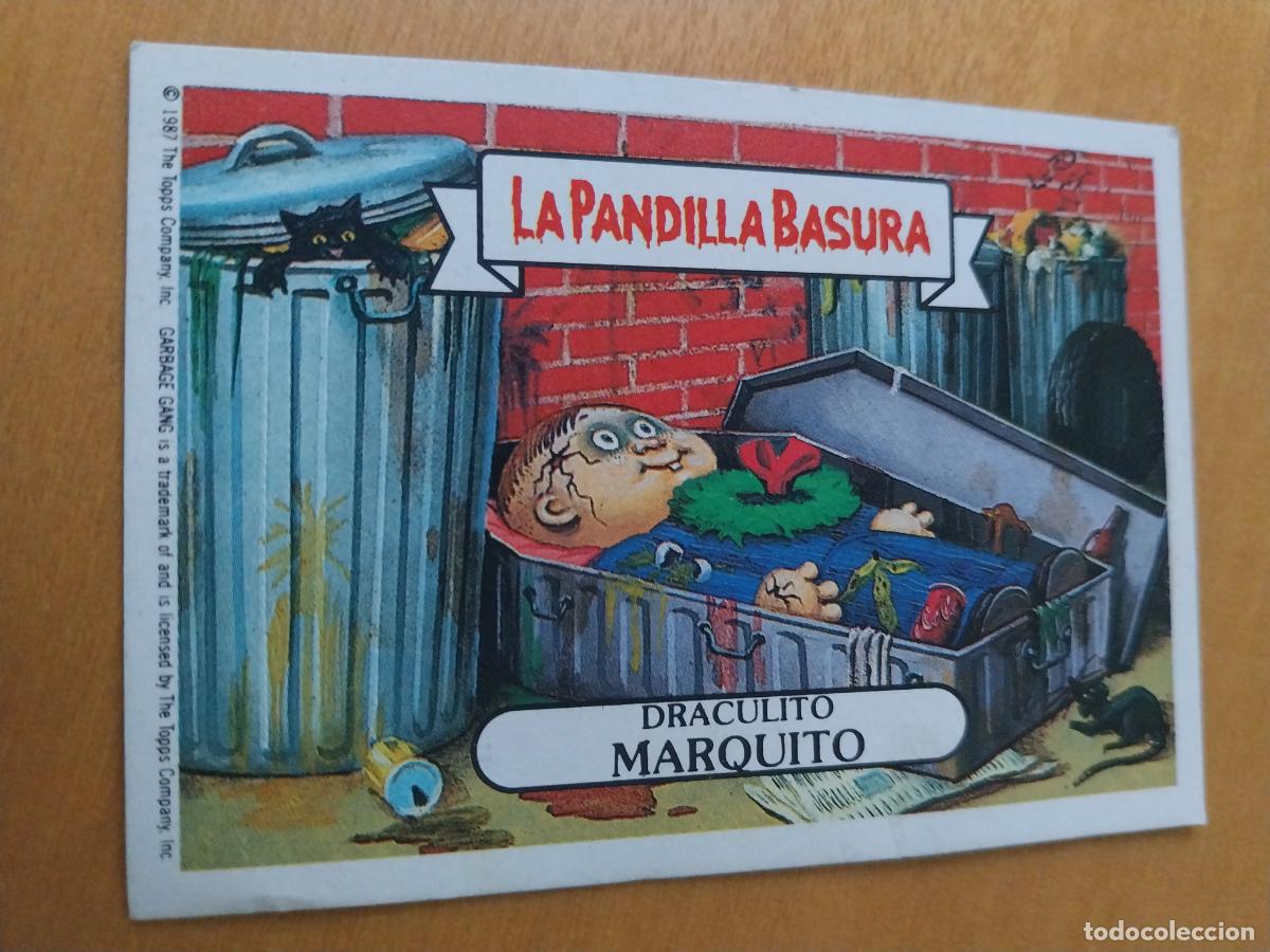 Coleccionismo cromos antiguos: PANDILLA BASURA DRACULITO MARQUITO 62 ED MERCHANTE A&Ntilde;OS 80 CROMO CARTON RECUPERADO