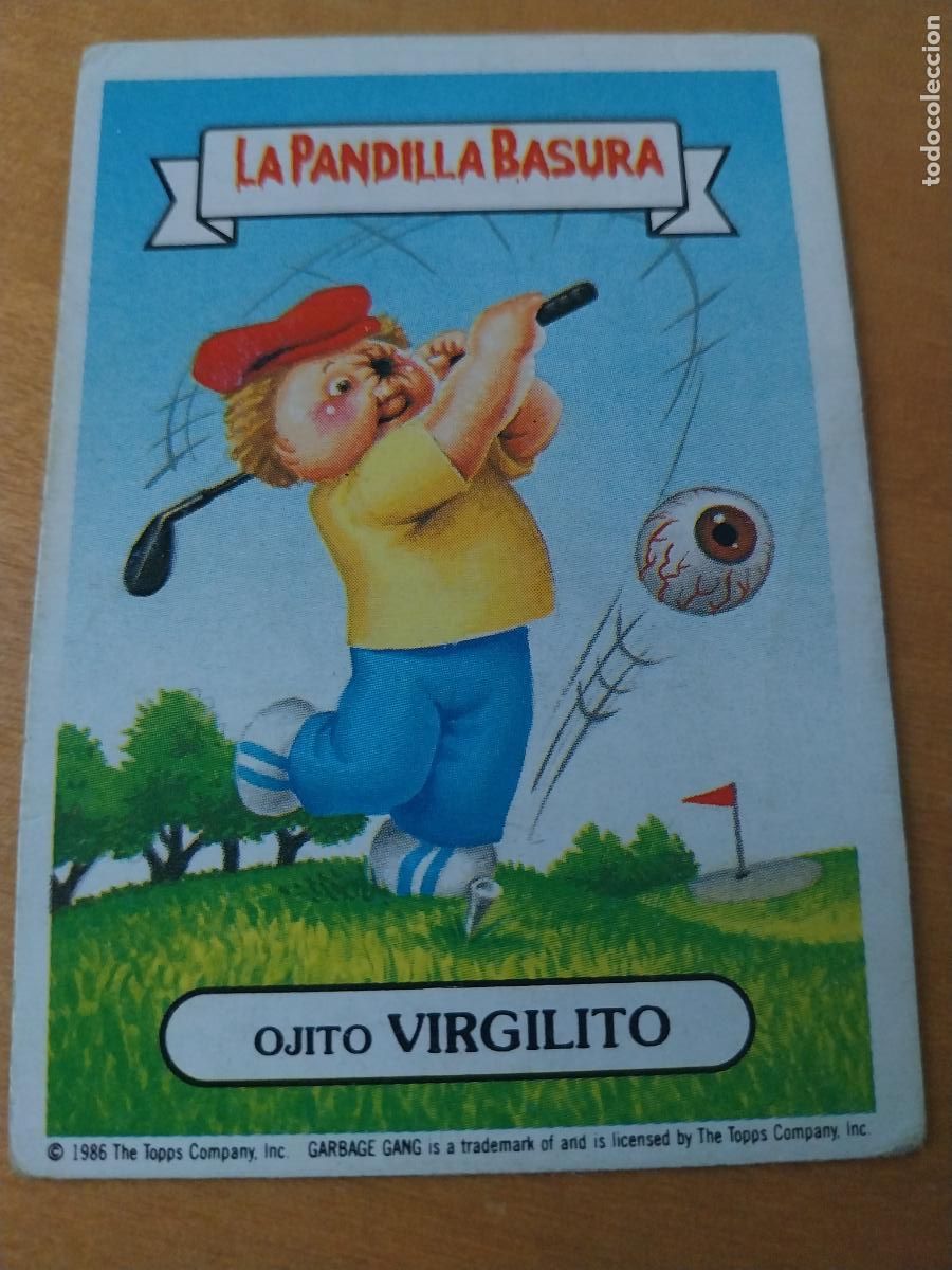 Coleccionismo cromos antiguos: PANDILLA BASURA VIRGILITO OJITO 65 ED MERCHANTE A&Ntilde;OS 80 CROMO CARTON RECUPERADO