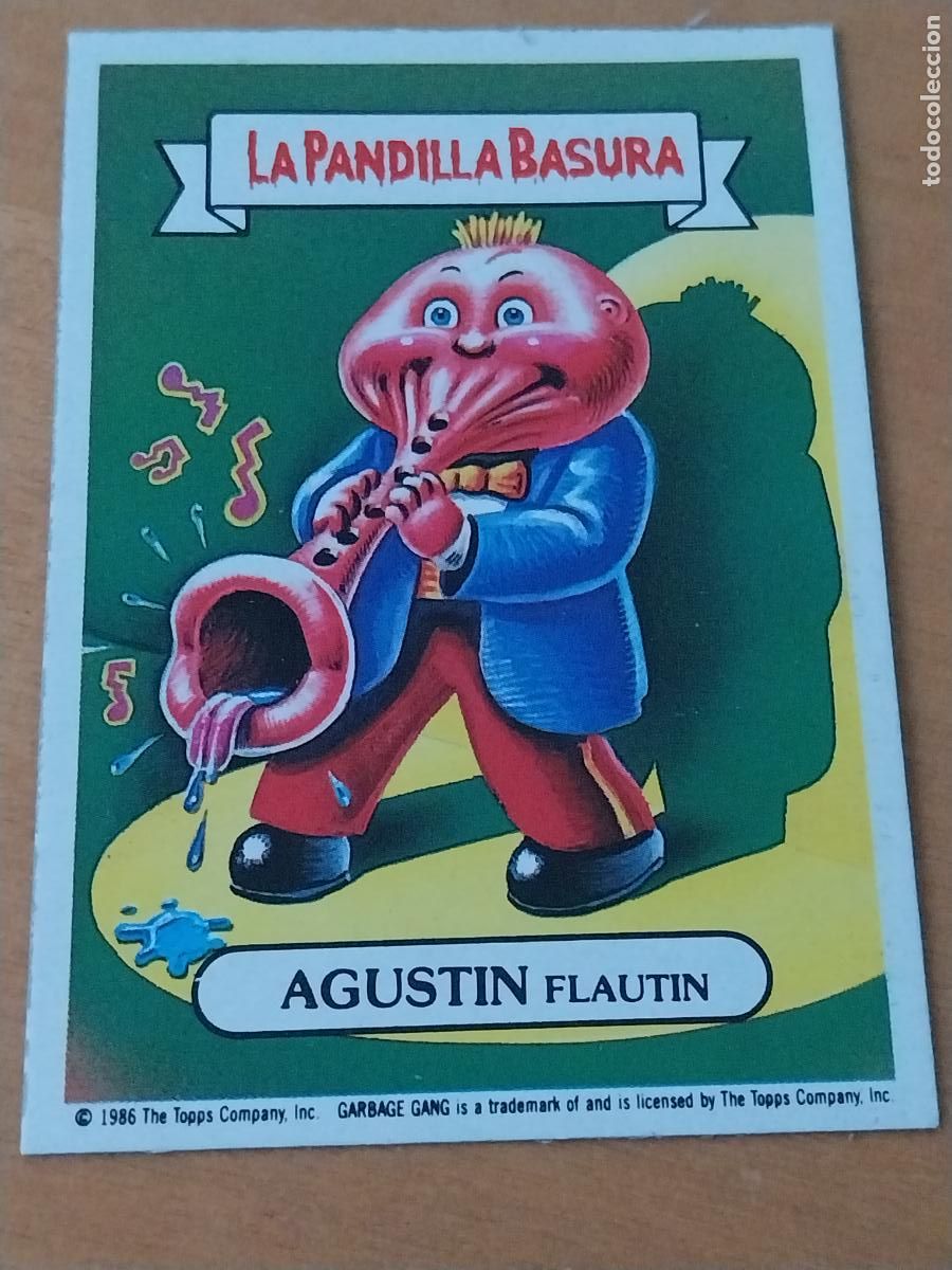 Coleccionismo cromos antiguos: PANDILLA BASURA AGUSTIN FLAUTIN 68 ED MERCHANTE A&Ntilde;OS 80 CROMO CARTON RECUPERADO