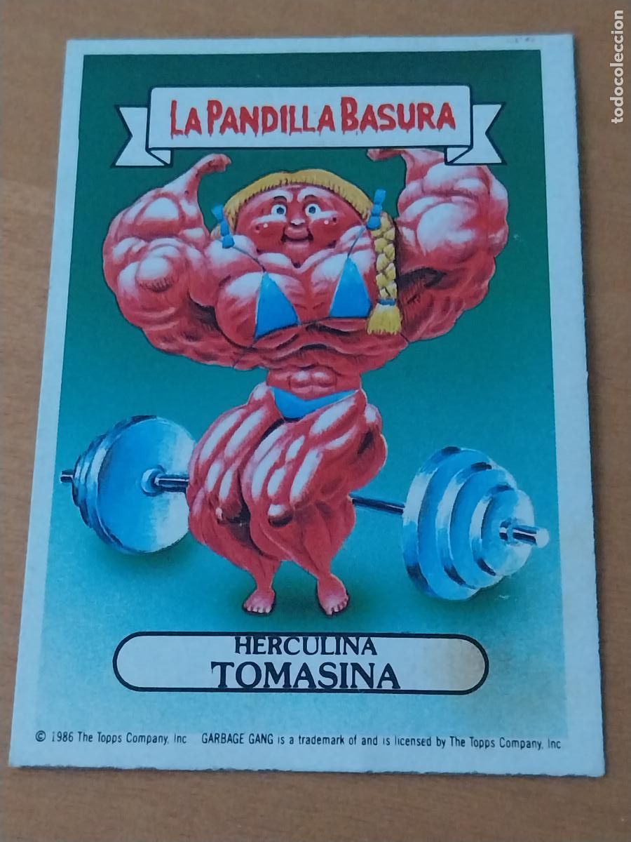 Coleccionismo cromos antiguos: PANDILLA BASURA HERCULINA TOMASINA 69 ED MERCHANTE A&Ntilde;OS 80 CROMO CARTON RECUPERADO