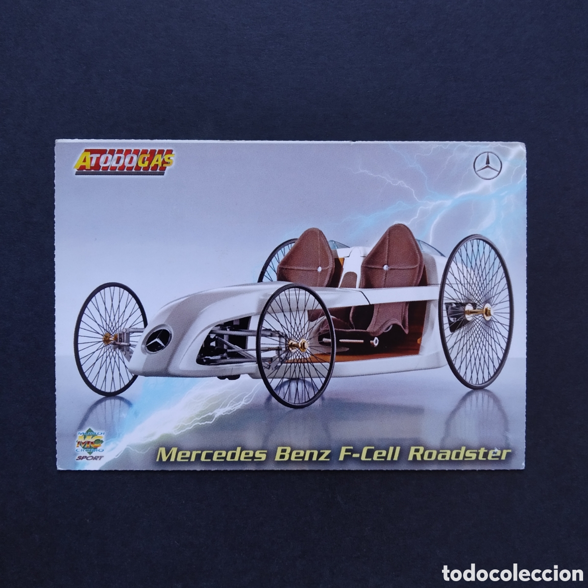 Coleccionismo cromos antiguos: CROMO - N&deg; 145 - MERCEDES BENZ F-CELL ROADSTER - A TODO GAS - MUNDICROMO - A&Ntilde;O 2012