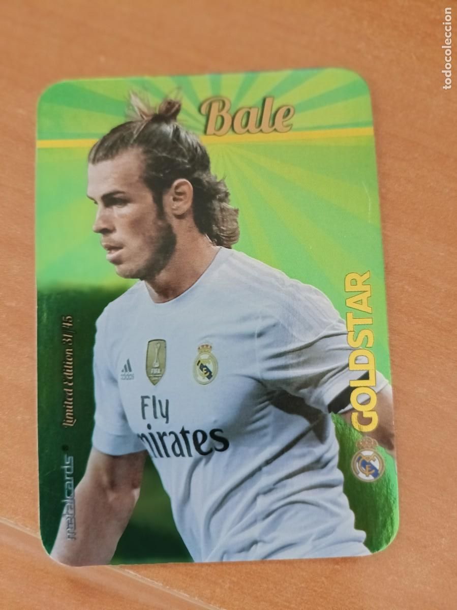Coleccionismo cromos antiguos: bale, liga 2016 goldstar - Foto 1