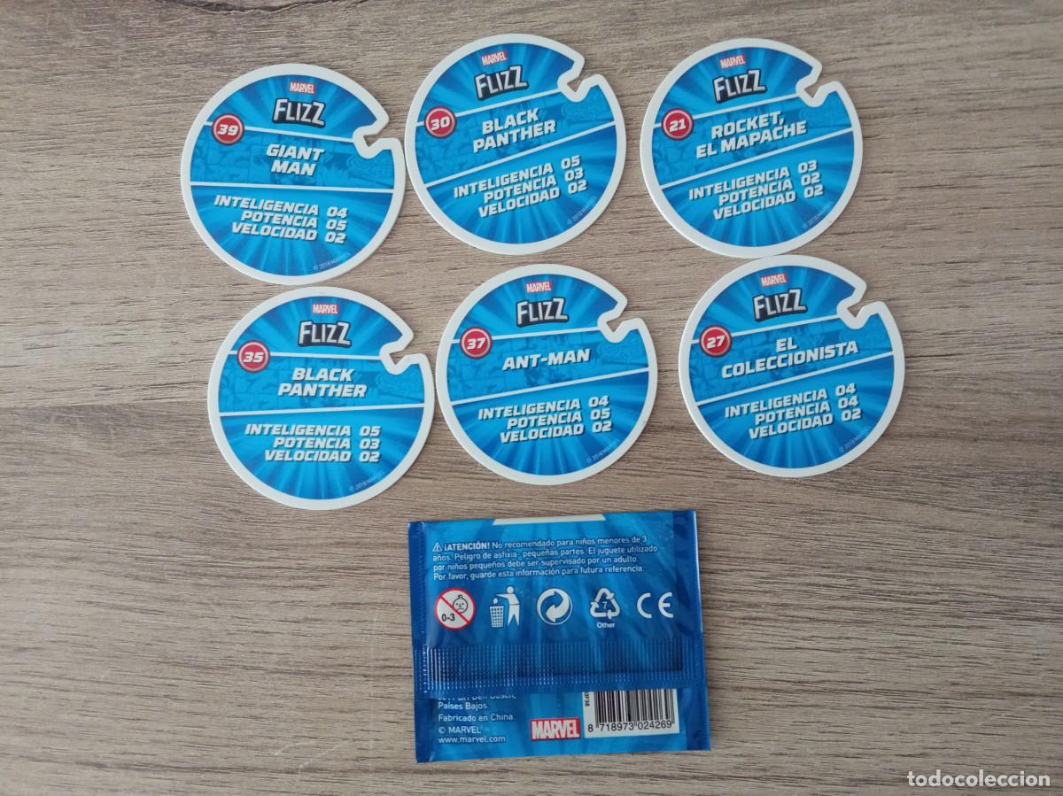 Coleccionismo cromos antiguos: TAZOS MARVEL FLIZZ, UNO SIN ABRIR - Foto 2